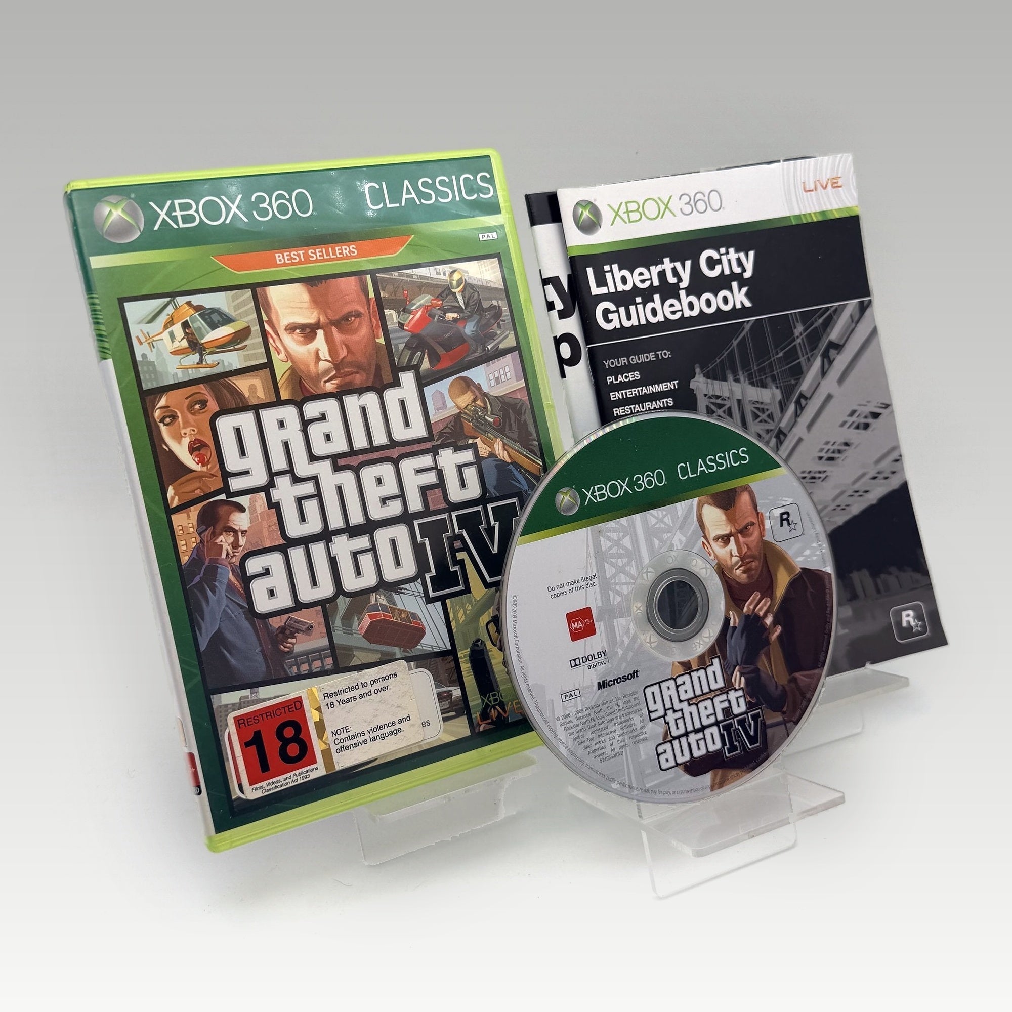Grand Theft Auto IV (Classics) + Map • CIB - Image 1