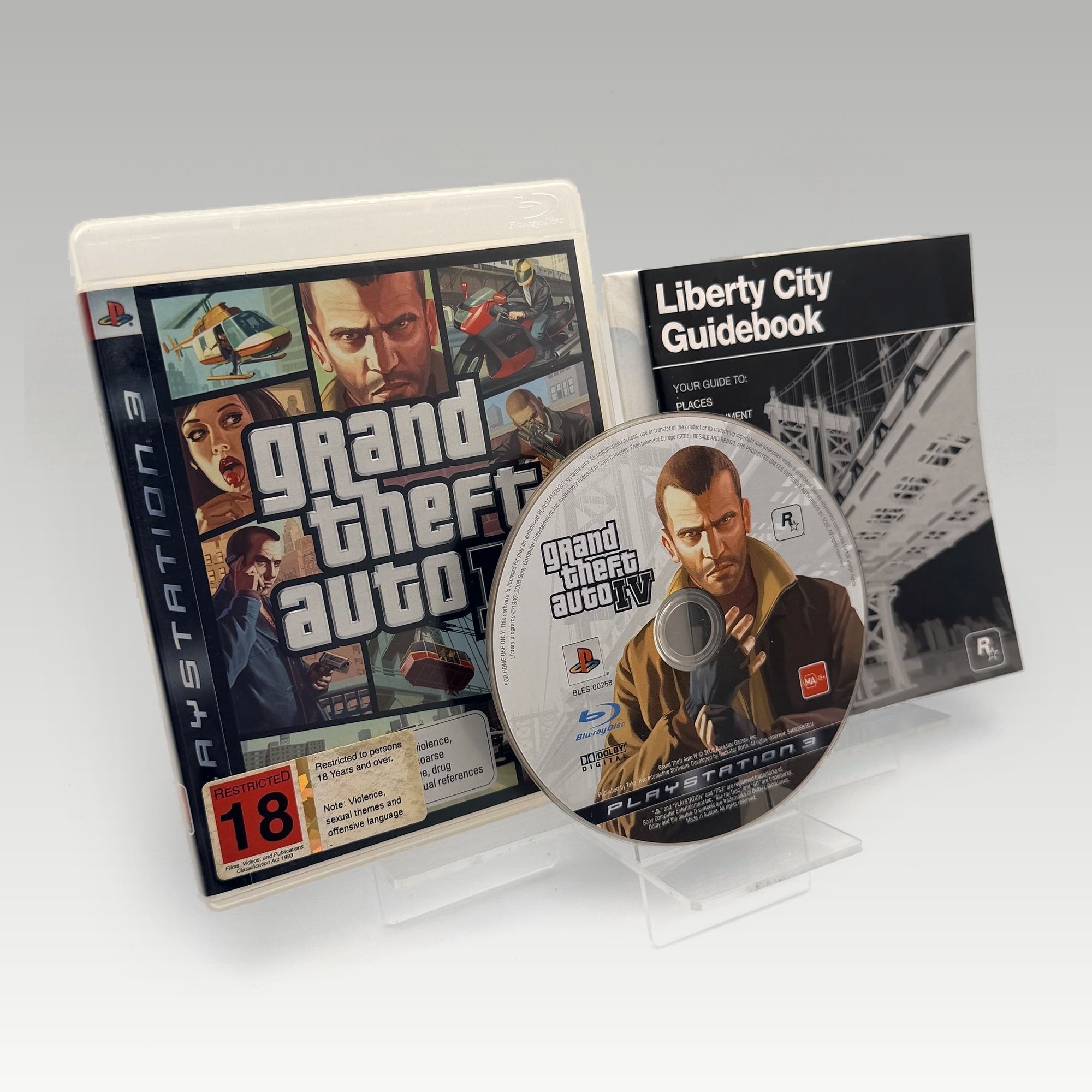 Grand Theft Auto IV + Map • CIB (Region 4, + Map) - Image 1