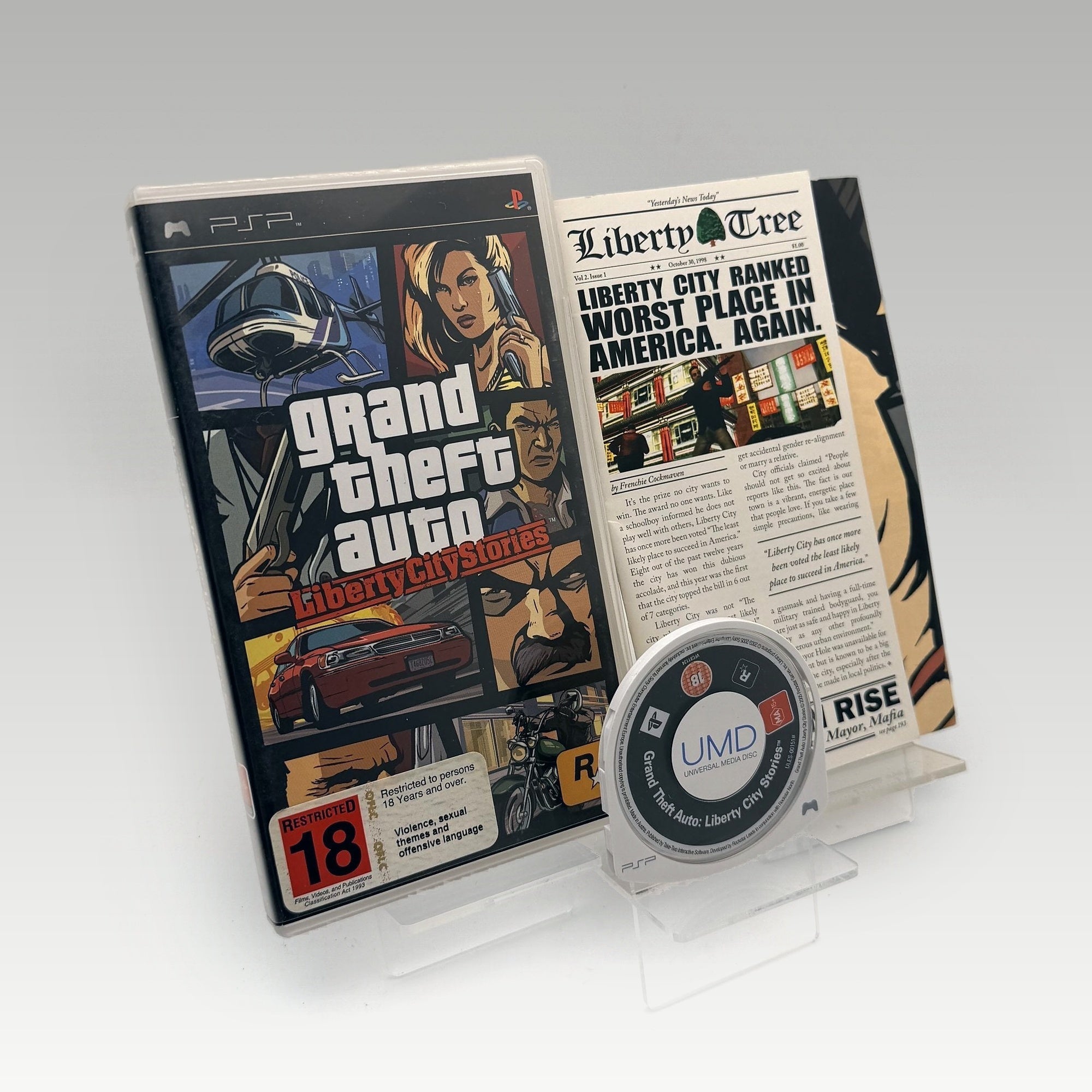 Grand Theft Auto: Liberty City Stories + Map • CIB (PAL, + Map) - Image 1