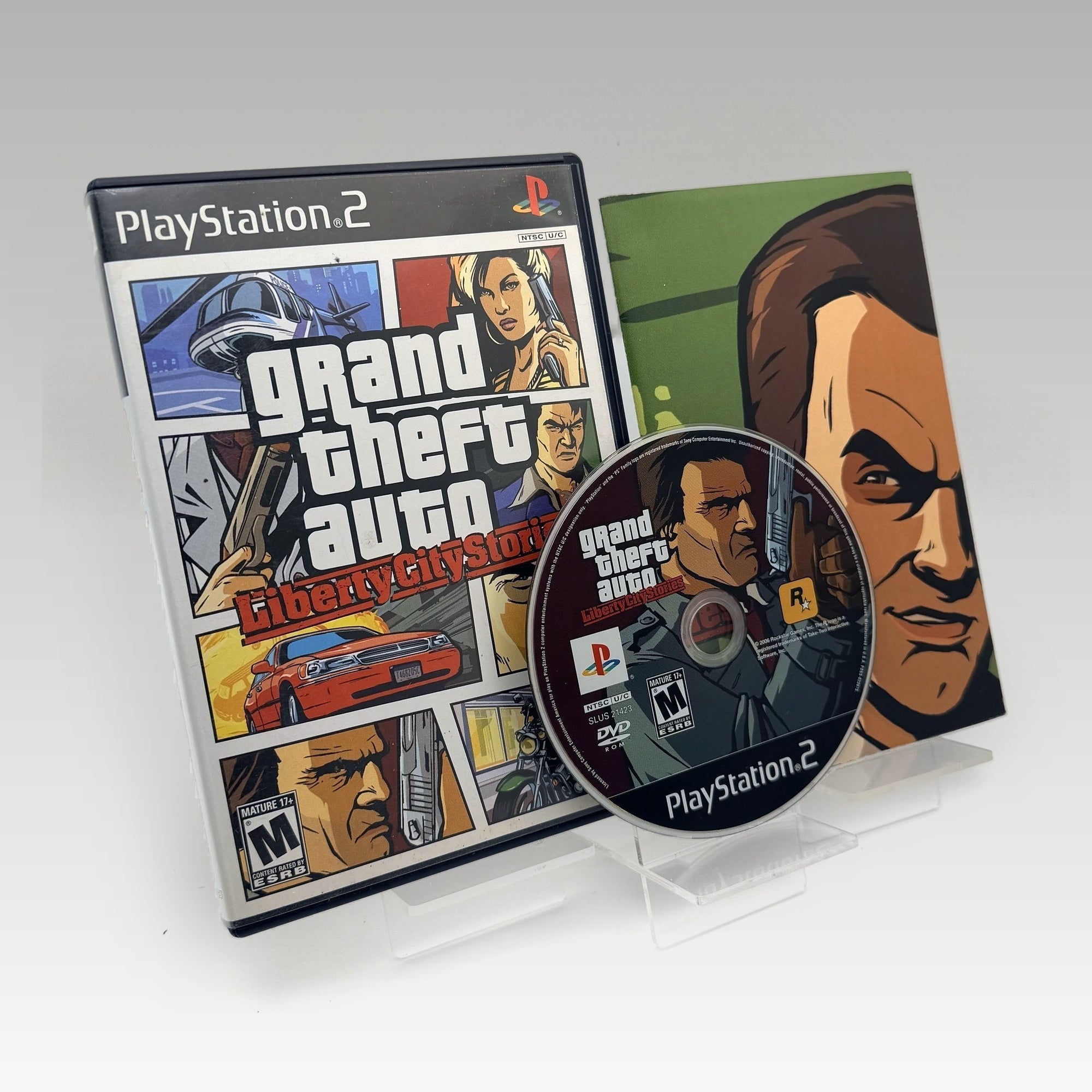 Grand Theft Auto: Liberty City Stories NTSC-U + Map • No Manual (NTSC-U, + Map) - Image 1