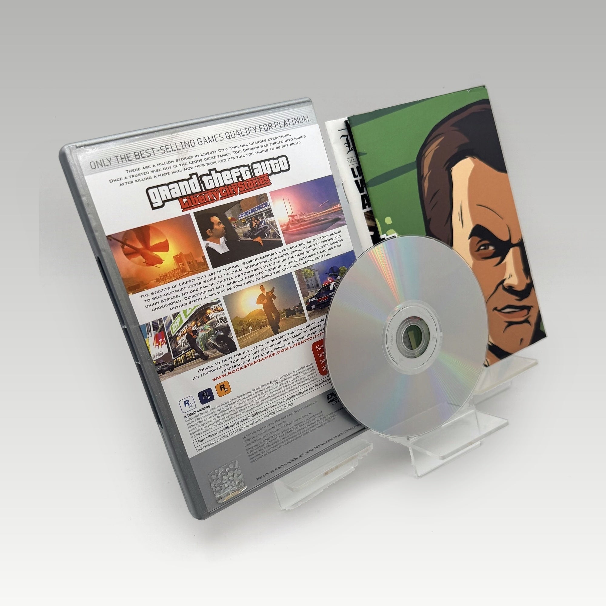 Grand Theft Auto: Liberty City Stories (Platinum) + Map • CIB (PAL, + Map) - Image 2