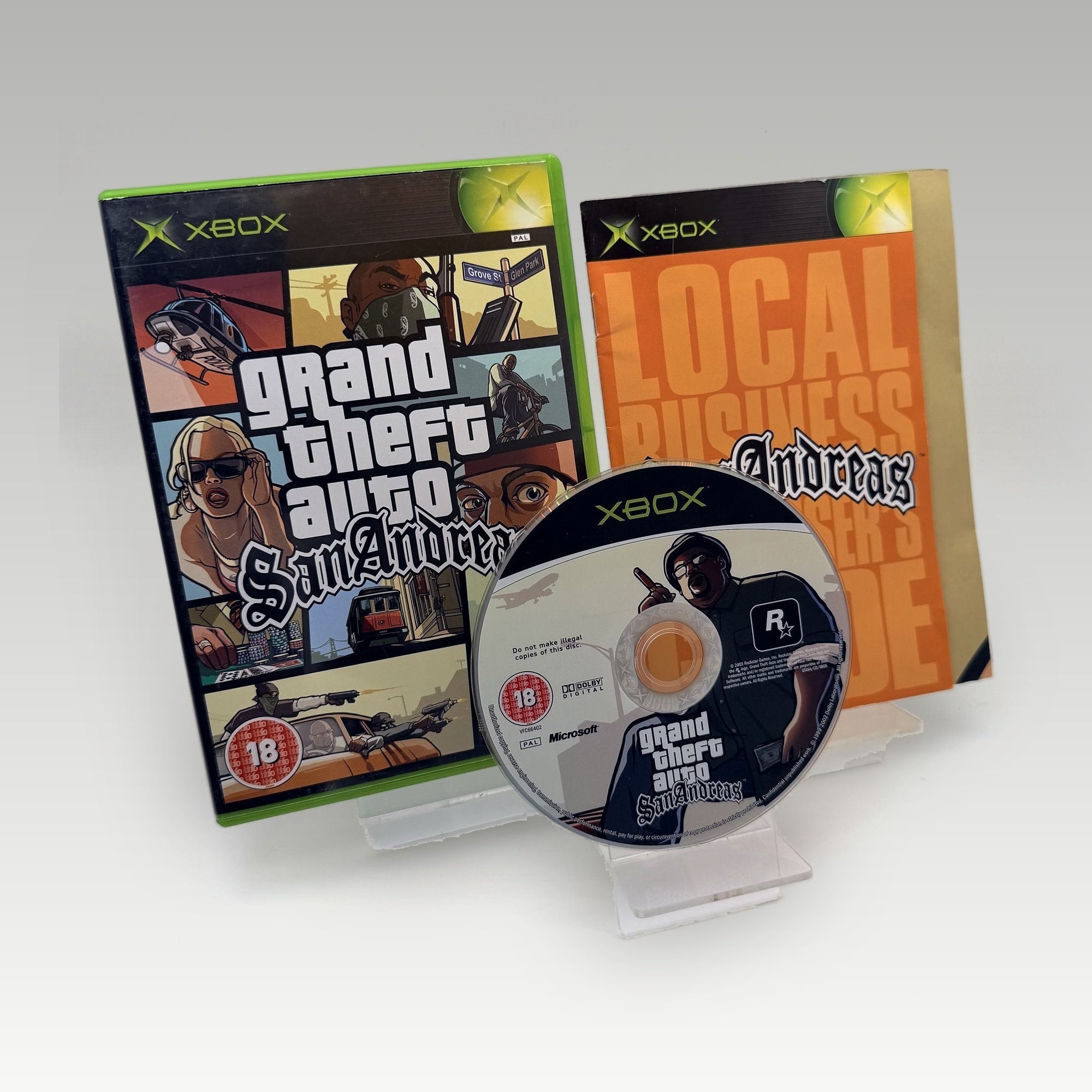 Grand Theft Auto: San Andreas + Map • CIB (PAL, + Map) - Image 1