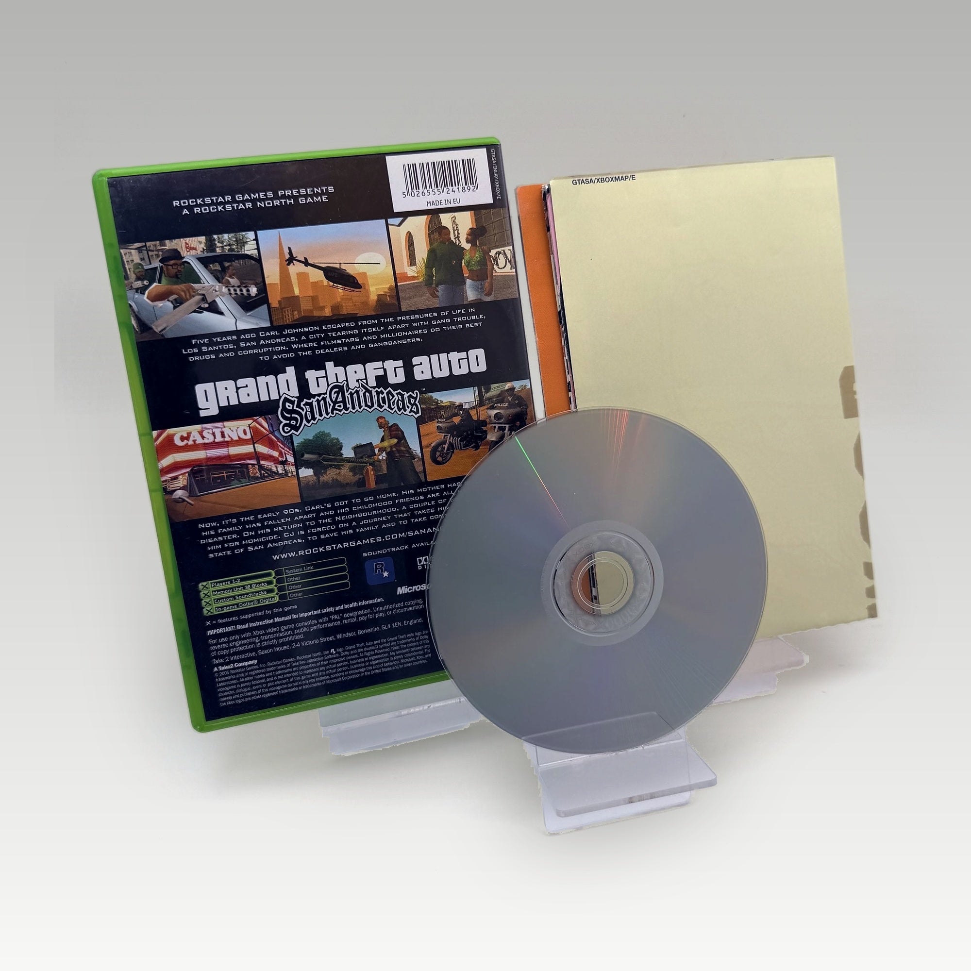 Grand Theft Auto: San Andreas + Map • CIB (PAL, + Map) - Image 2