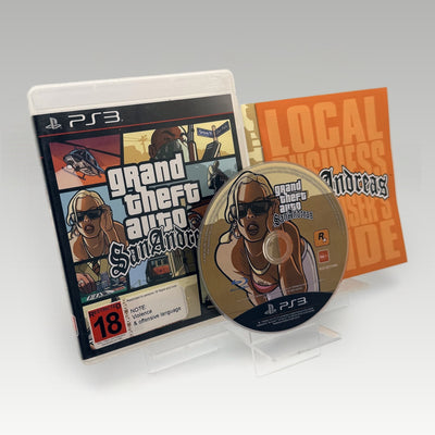 Grand Theft Auto: San Andreas + Map • CIB (Region 4, + Map) - Image 1