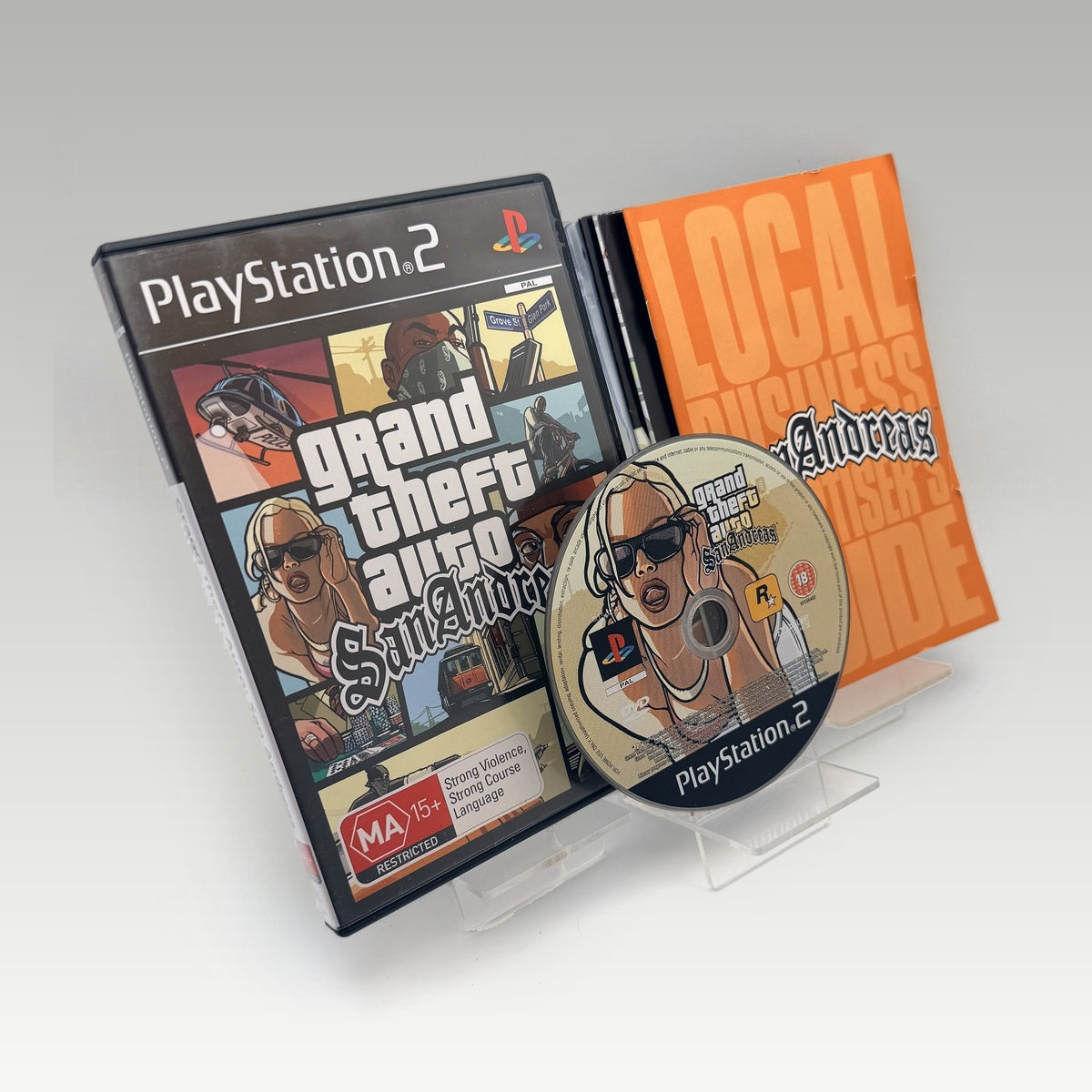 Grand Theft Auto: San Andreas + Torn Map • CIB (PAL) - Image 1