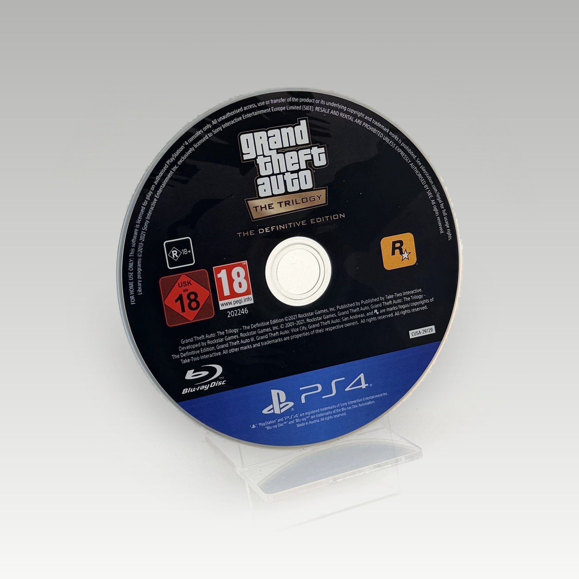 Grand Theft Auto: The Trilogy Definitive Edition • Loose (Region 4, Definitive Edition) - Image 1
