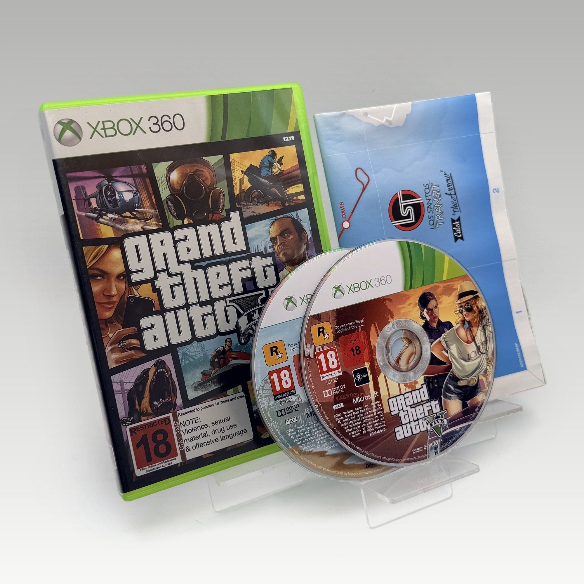 Grand Theft Auto V + Map • No Manual - Image 1