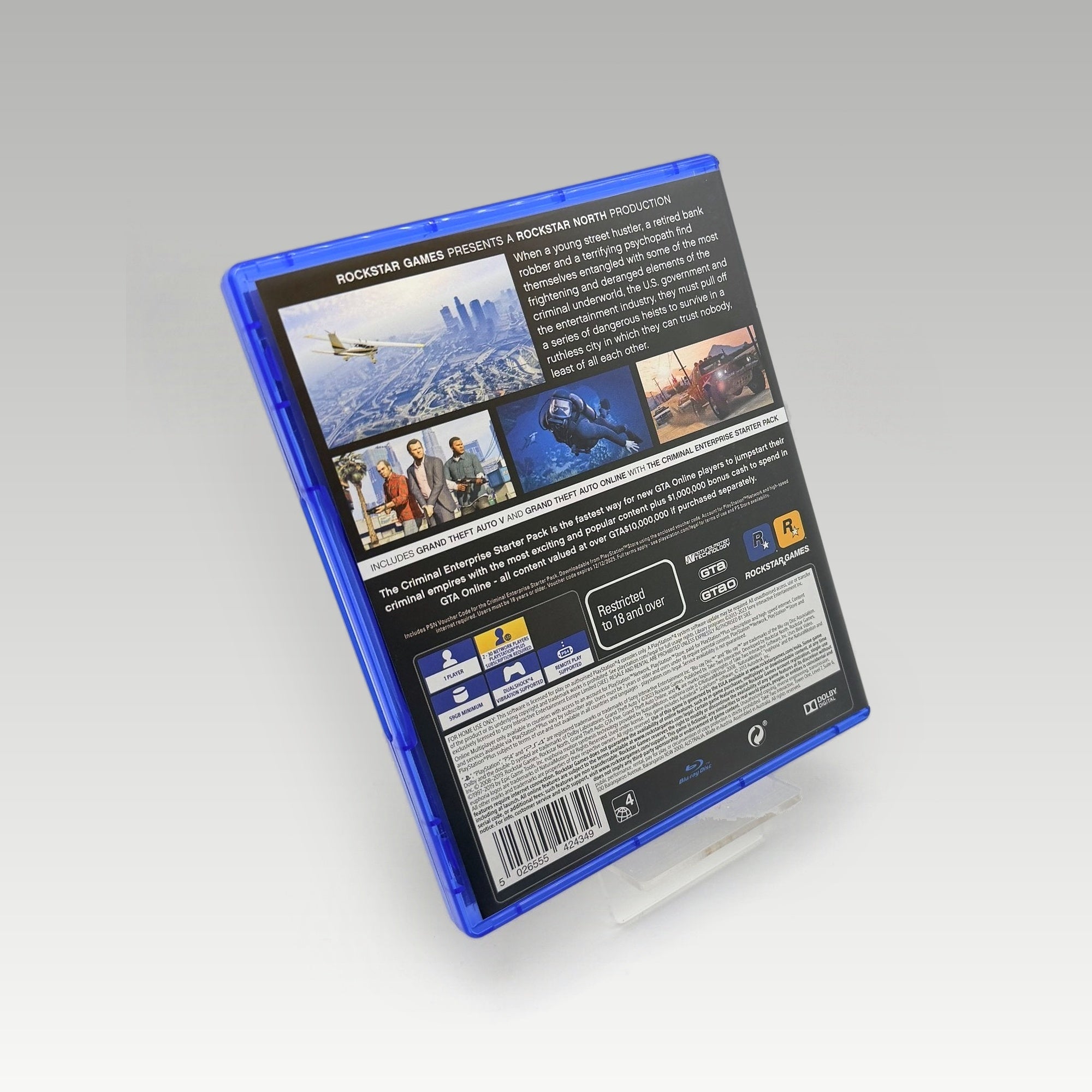 Grand Theft Auto V Premium Edition • CIB • New (Region 4, Premium Edition) - Image 2