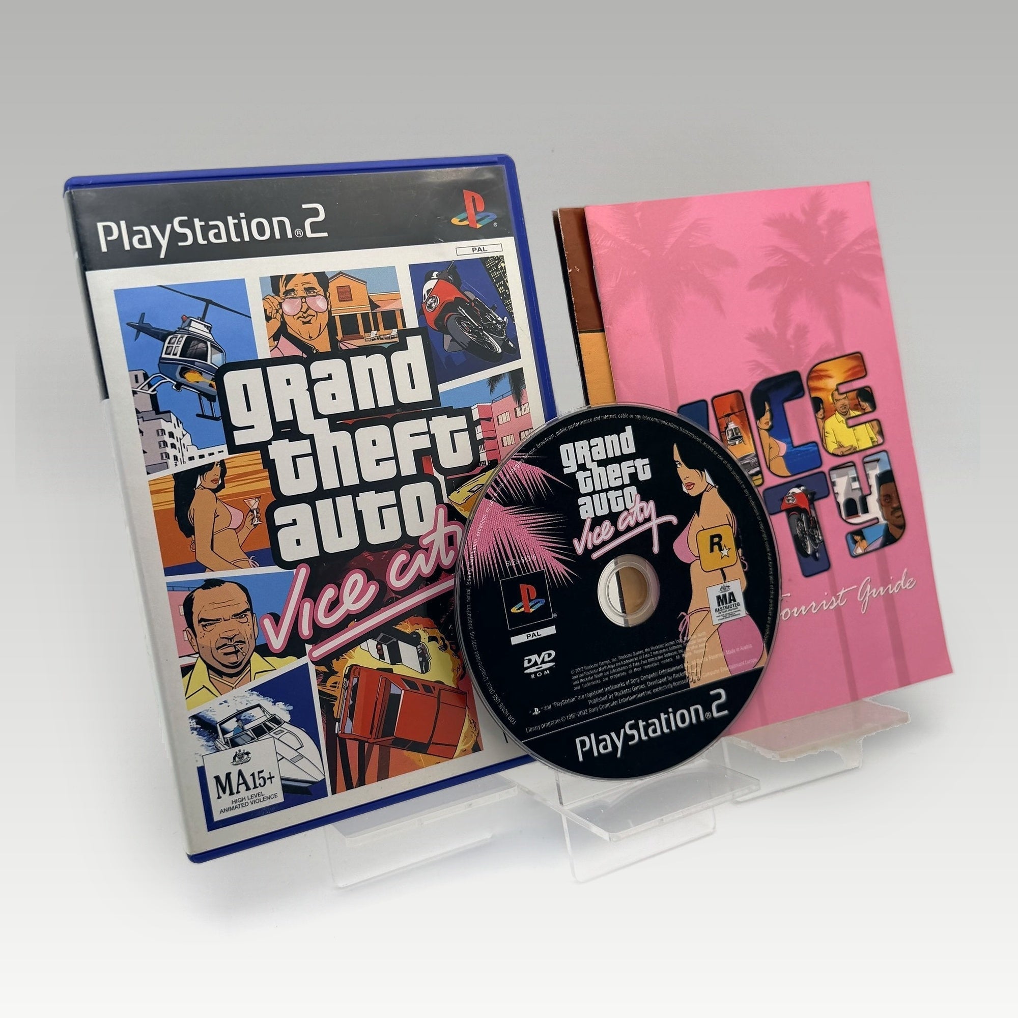 Grand Theft Auto: Vice City + Map + Map • CIB (PAL, + Map) - Image 1