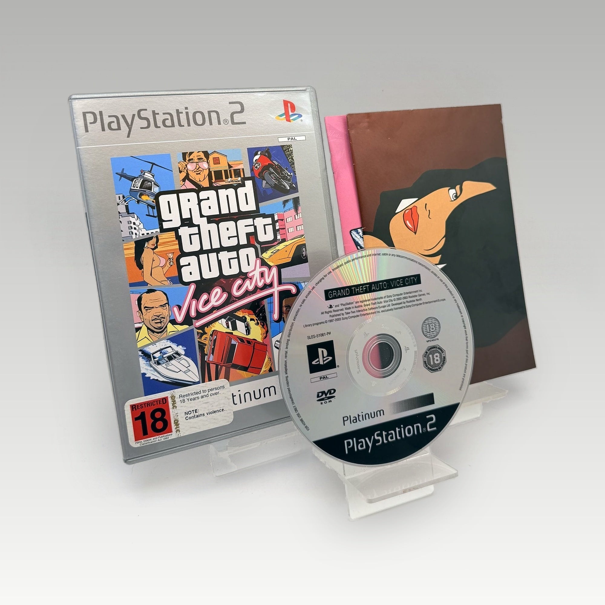 Grand Theft Auto: Vice City (Platinum) + Map • CIB - Image 1