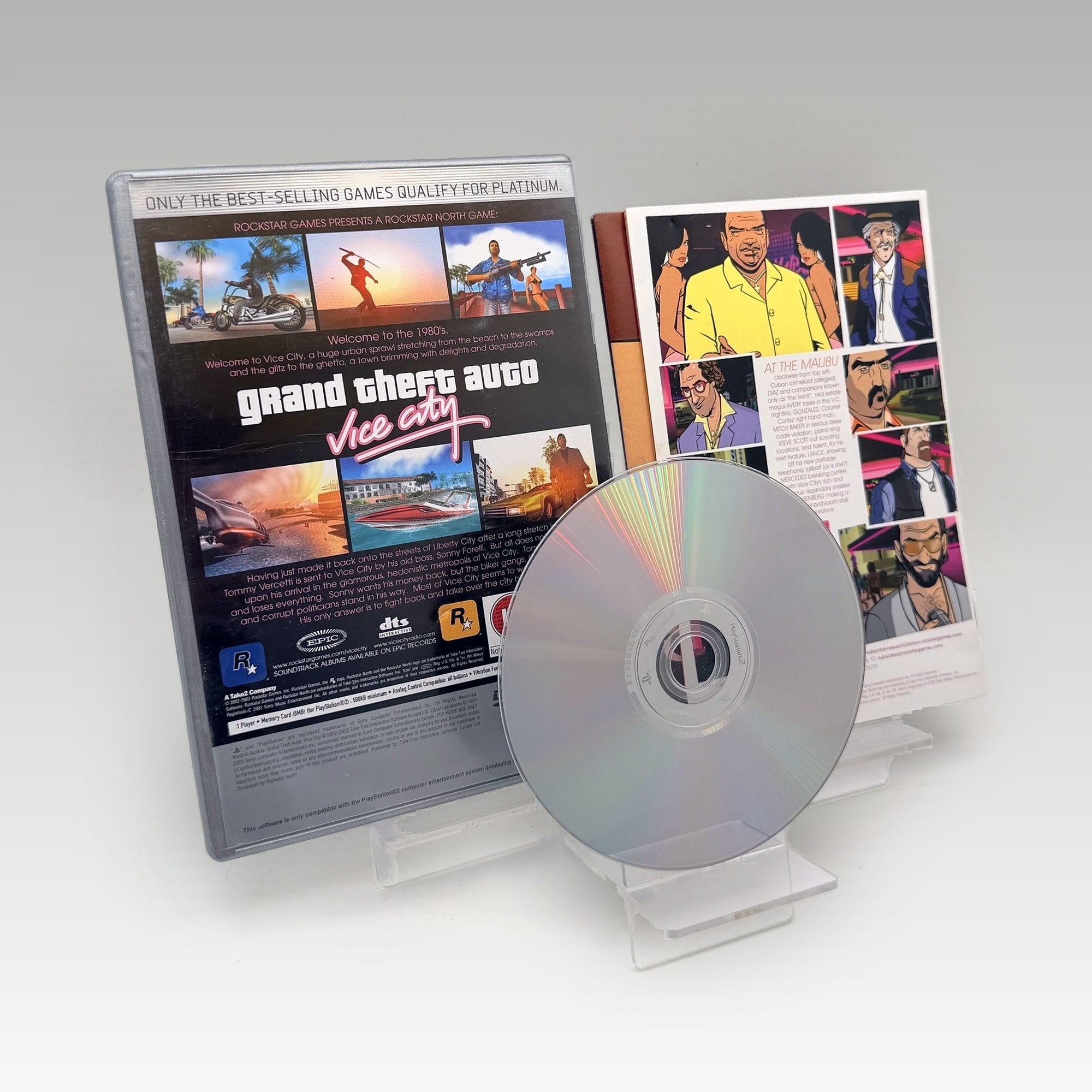 Grand Theft Auto: Vice City (Platinum) + Map • CIB - Image 2