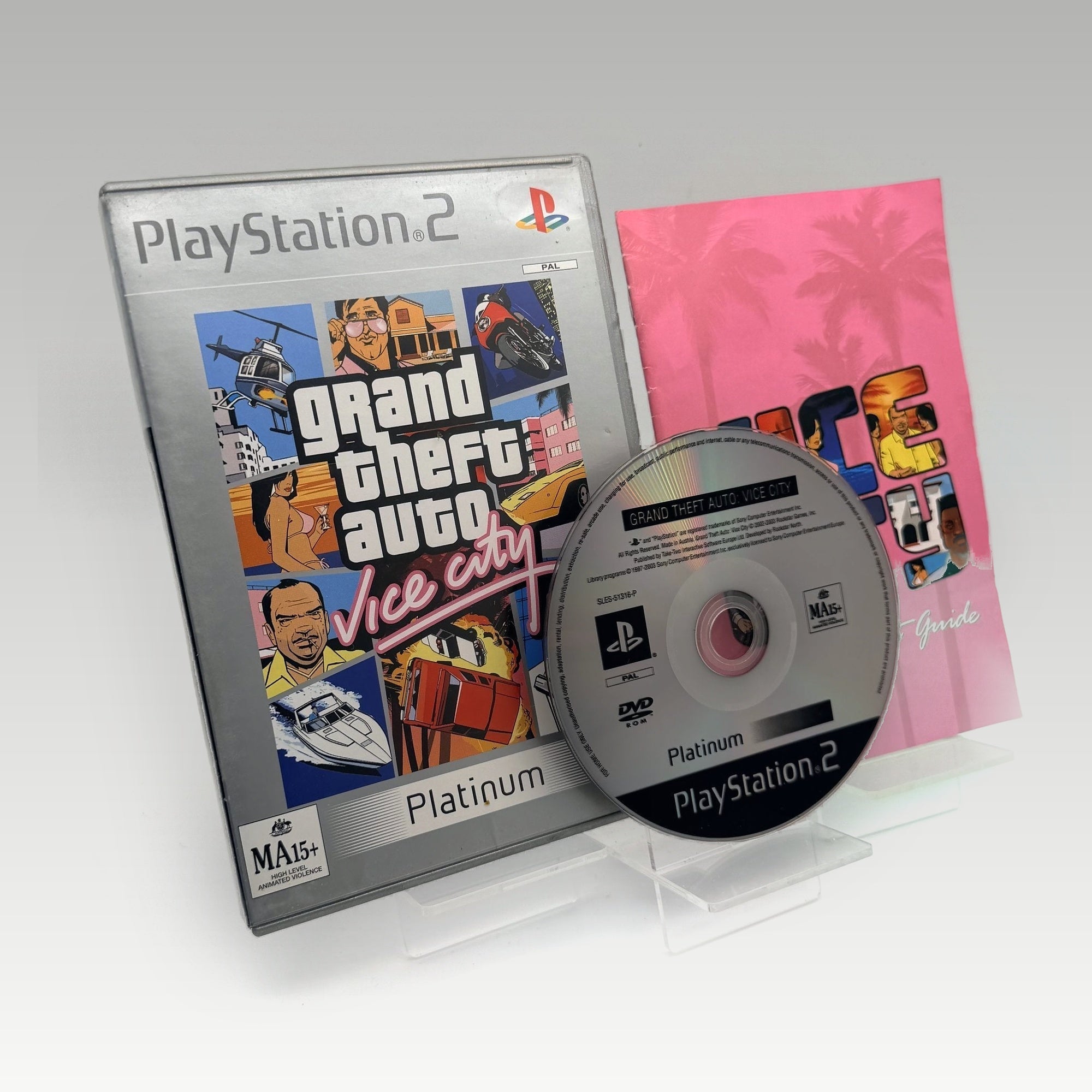 Grand Theft Auto: Vice City (Platinum) (Platinum) • CIB (PAL) - Image 1