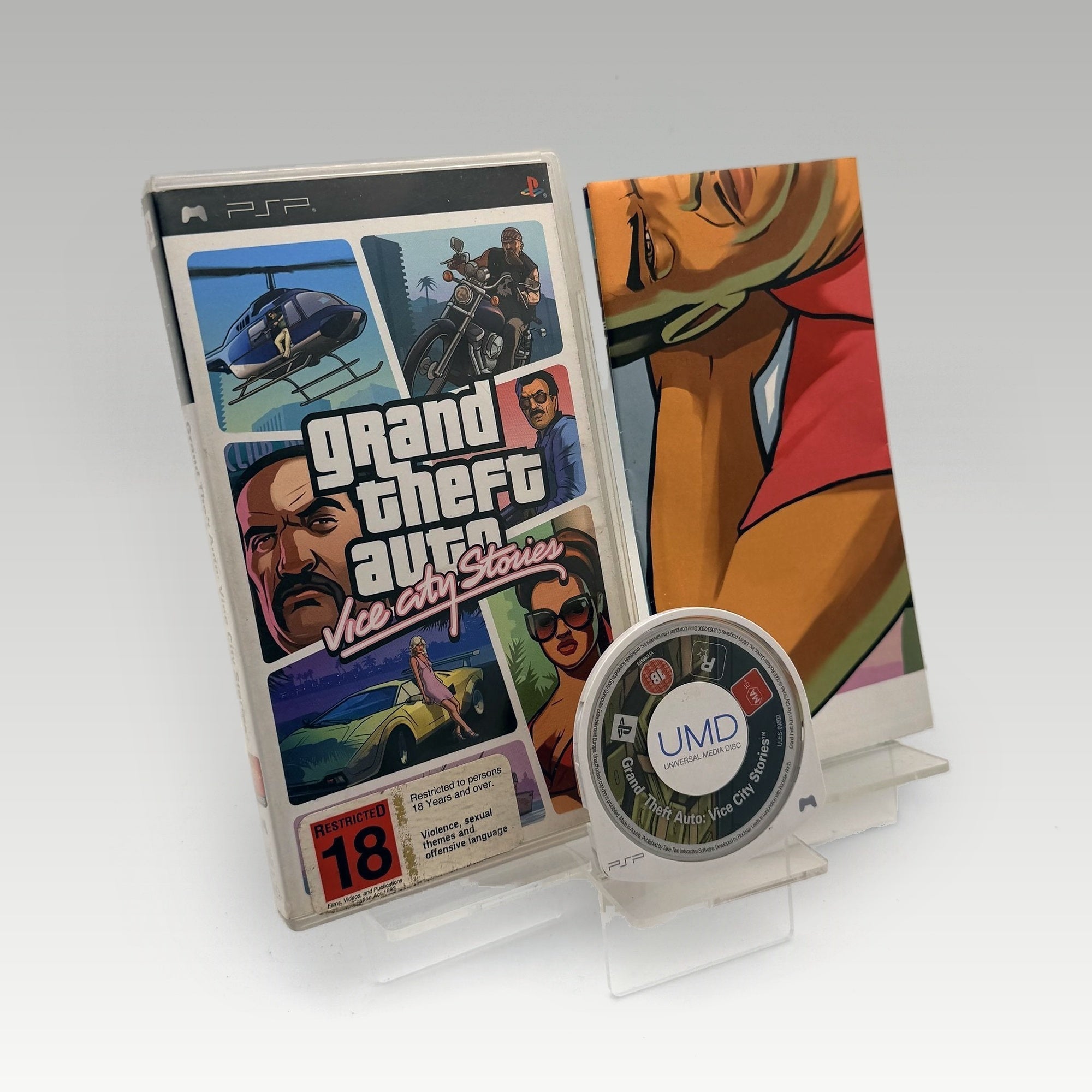 Grand Theft Auto: Vice City Stories + Map • No Manual (PAL, + Map) - Image 1