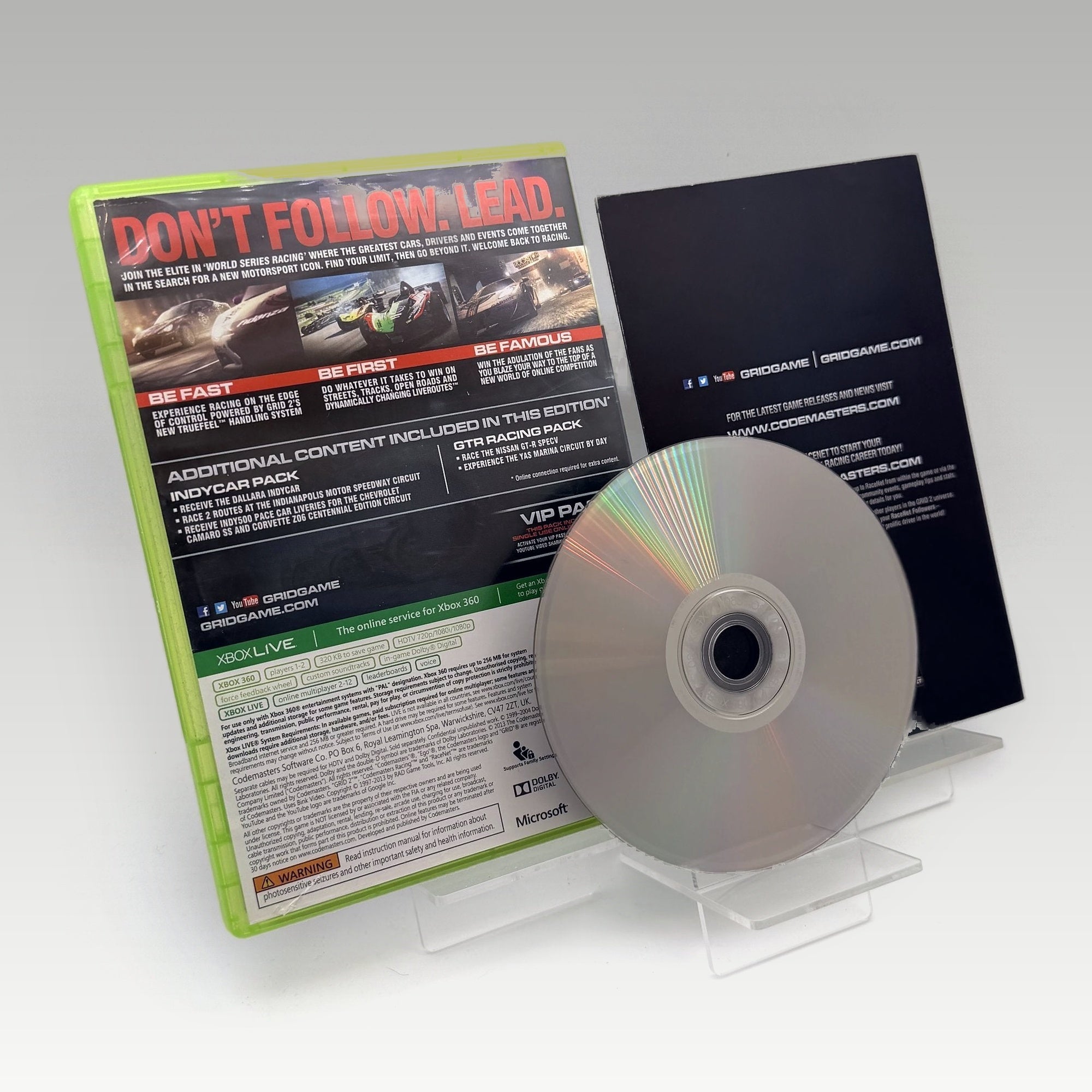 Grid 2 Race Day Edition • CIB (PAL, Race Day Edition) - Image 2