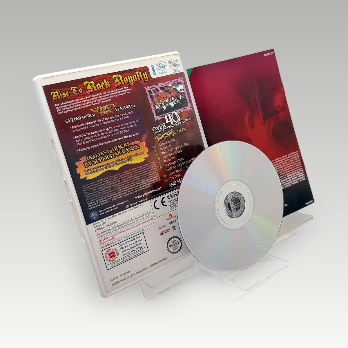 Guitar Hero: Aerosmith • CIB (PAL) - Back Cover | Yappa NZ