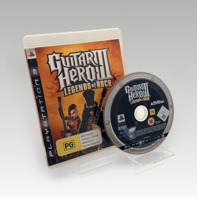 Guitar Hero III: Legends of Rock • No Manual (Region 4) - Image 1