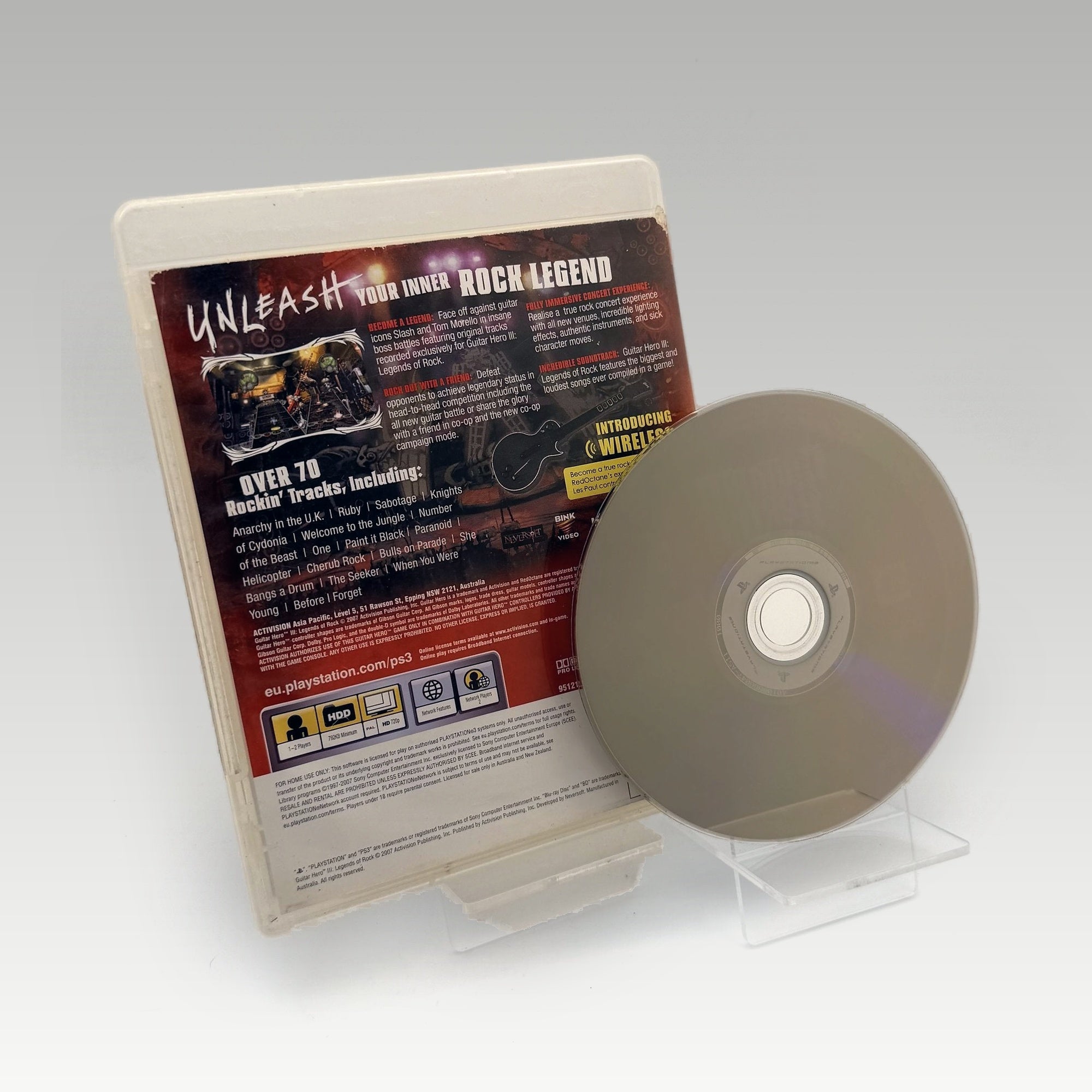 Guitar Hero III: Legends of Rock • No Manual (Region 4) - Image 2