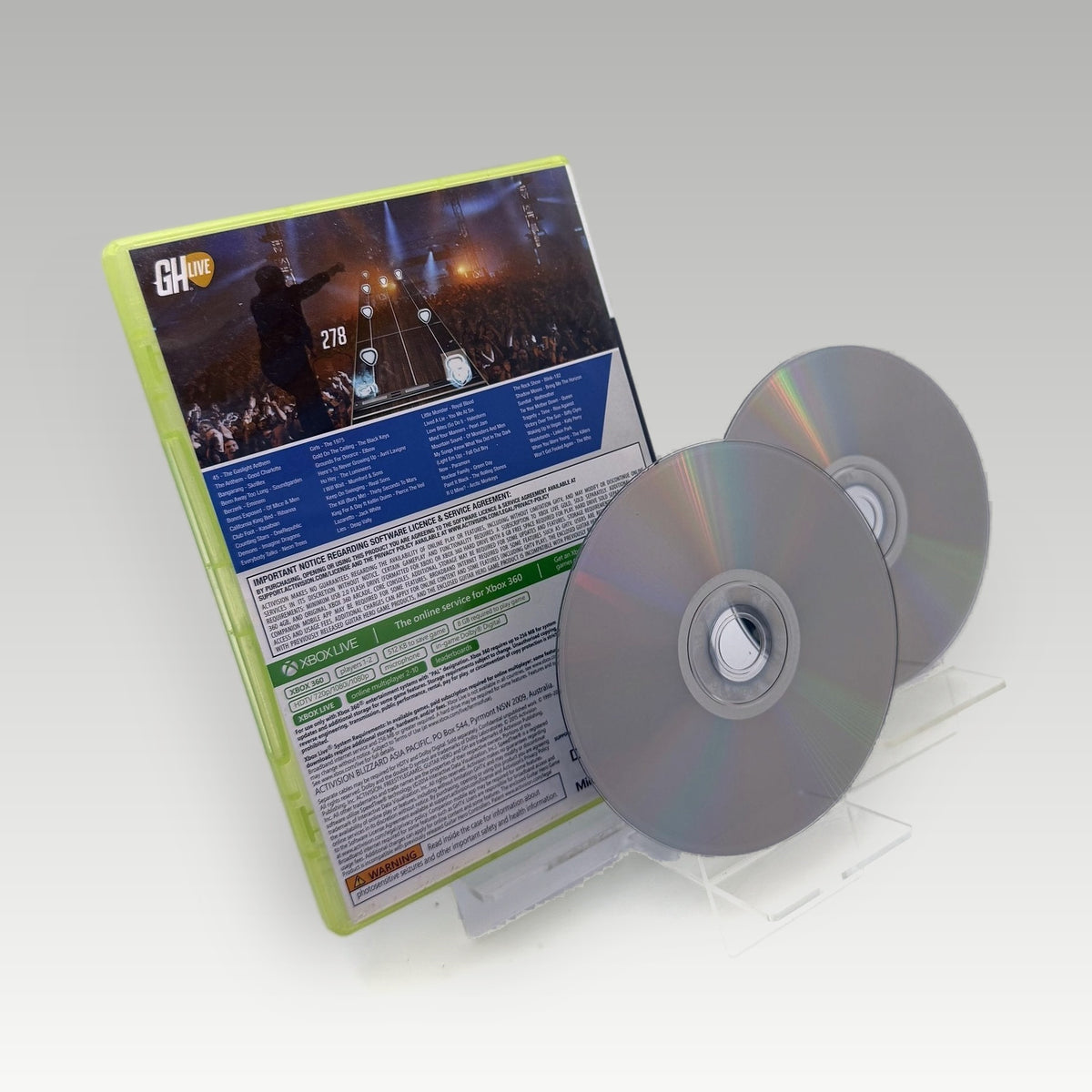 Guitar Hero Live • No Manual (PAL) - Back Cover | Yappa NZ
