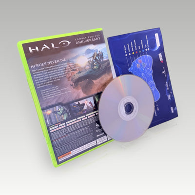 Halo: Combat Evolved Anniversary + Slip Cover • CIB (PAL, + Slip Cover) - Back Cover | Yappa NZ