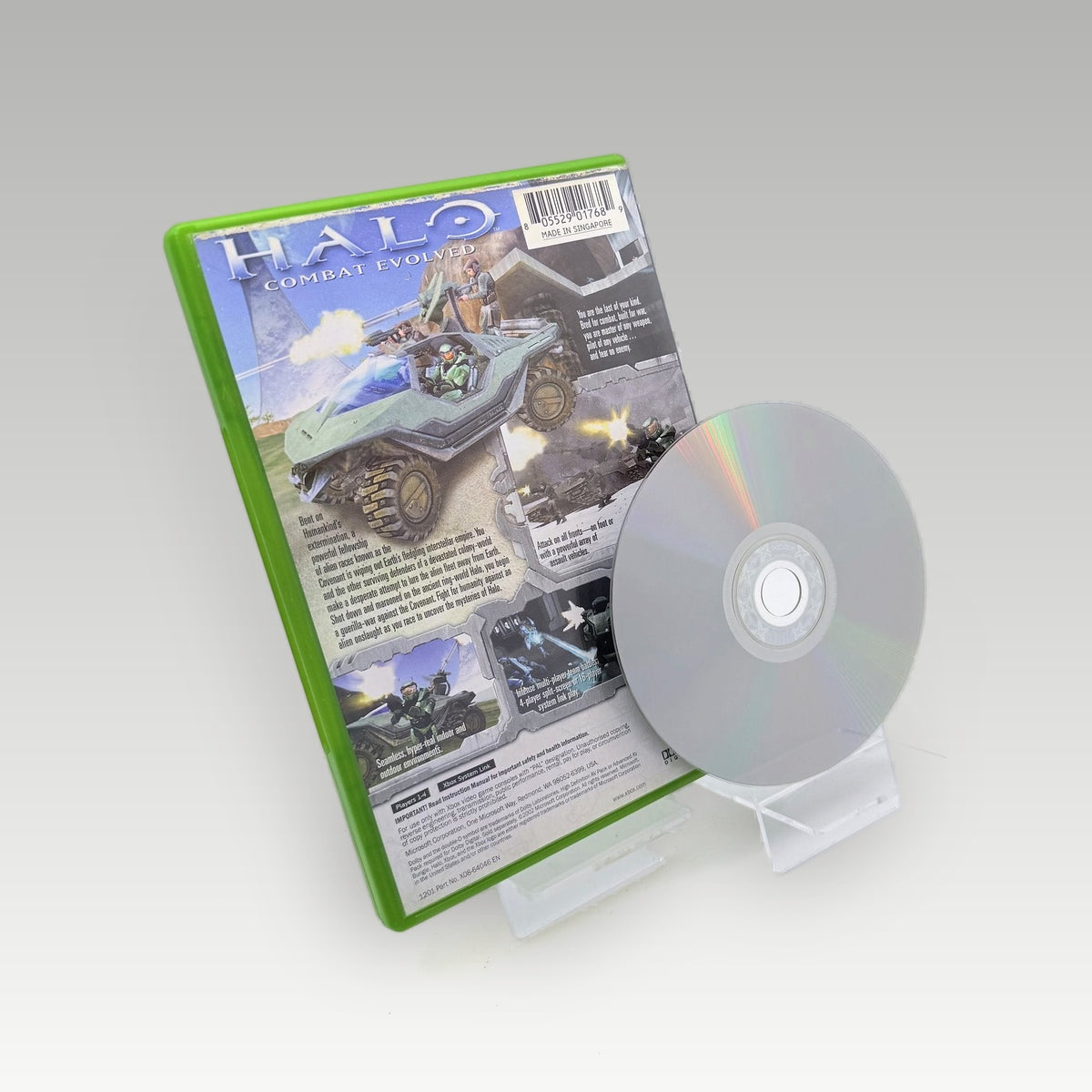 Halo: Combat Evolved • No Manual (PAL) - Back Cover | Yappa NZ