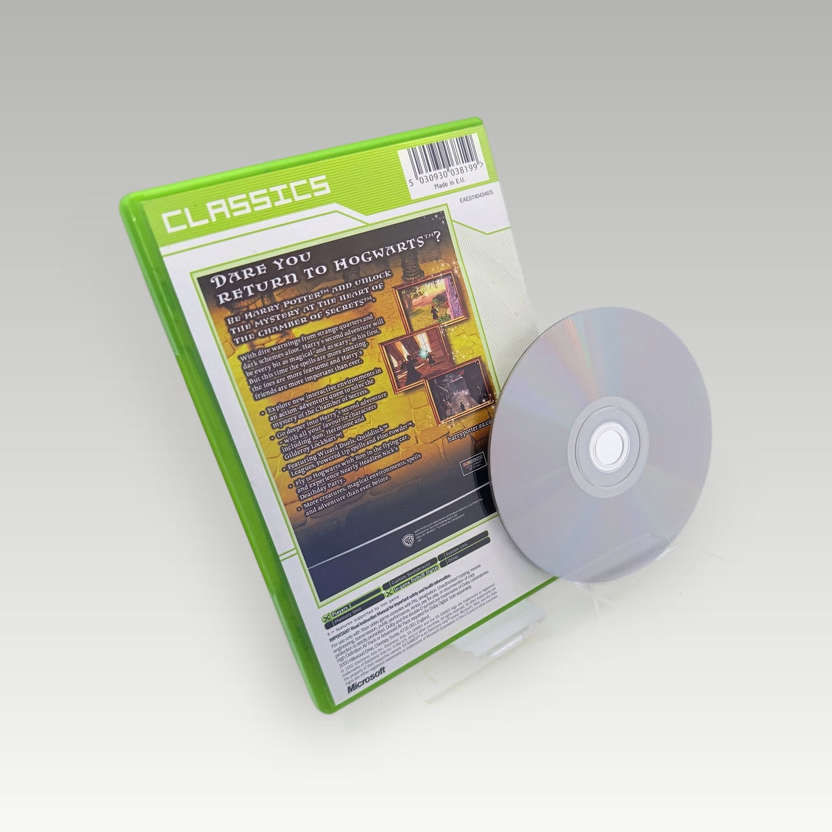 Harry Potter and The Chamber of Secrets (Classics) • No Manual (PAL) - Back Cover | Yappa NZ