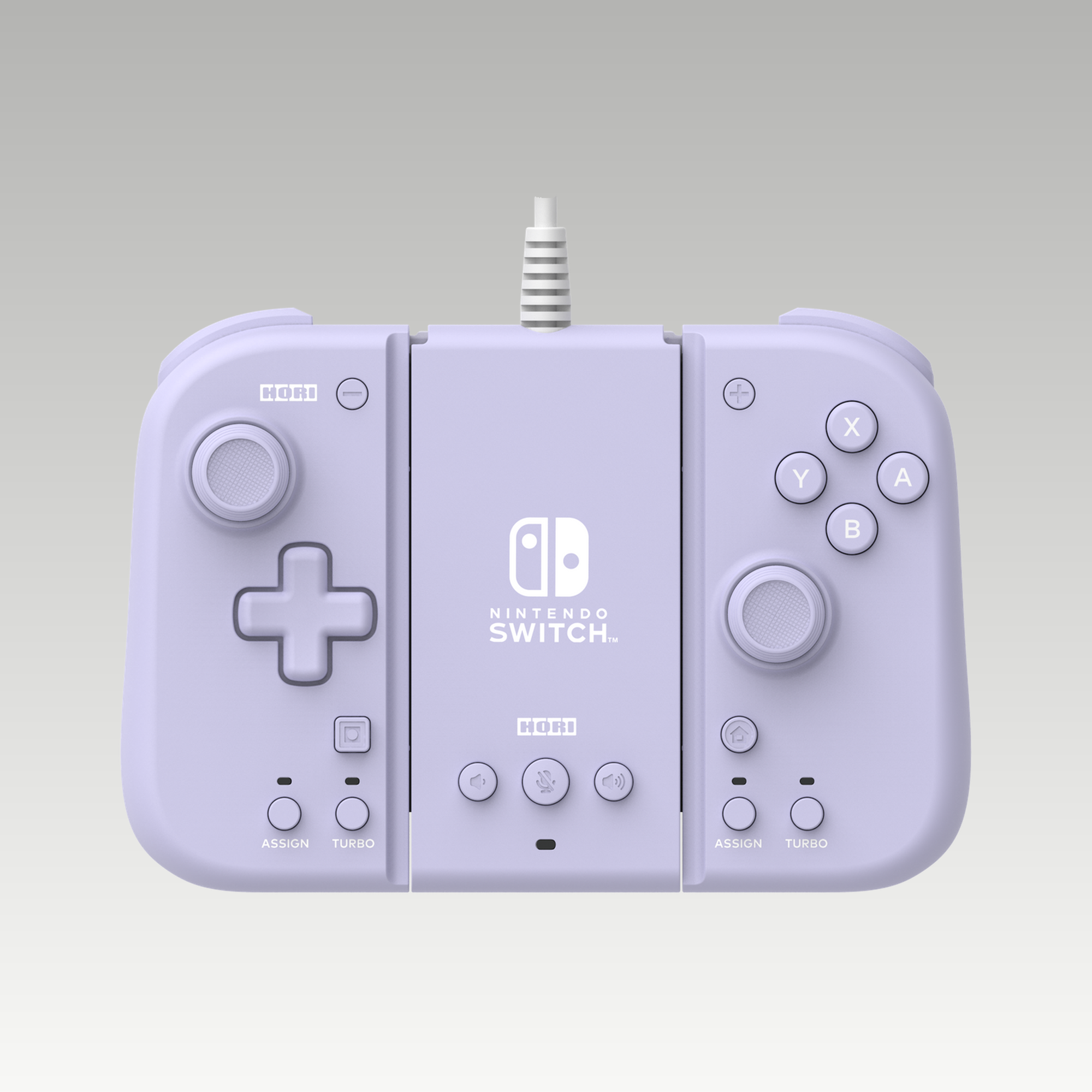 Hori Switch Split Pad Compact Attachment (Lavender) for Switch • New / Sealed - Image 1