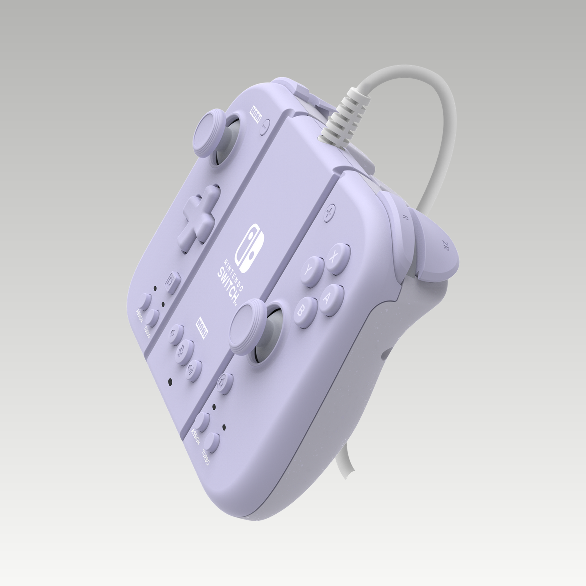 Hori Switch Split Pad Compact Attachment (Lavender) for Switch • New / Sealed - Image 3