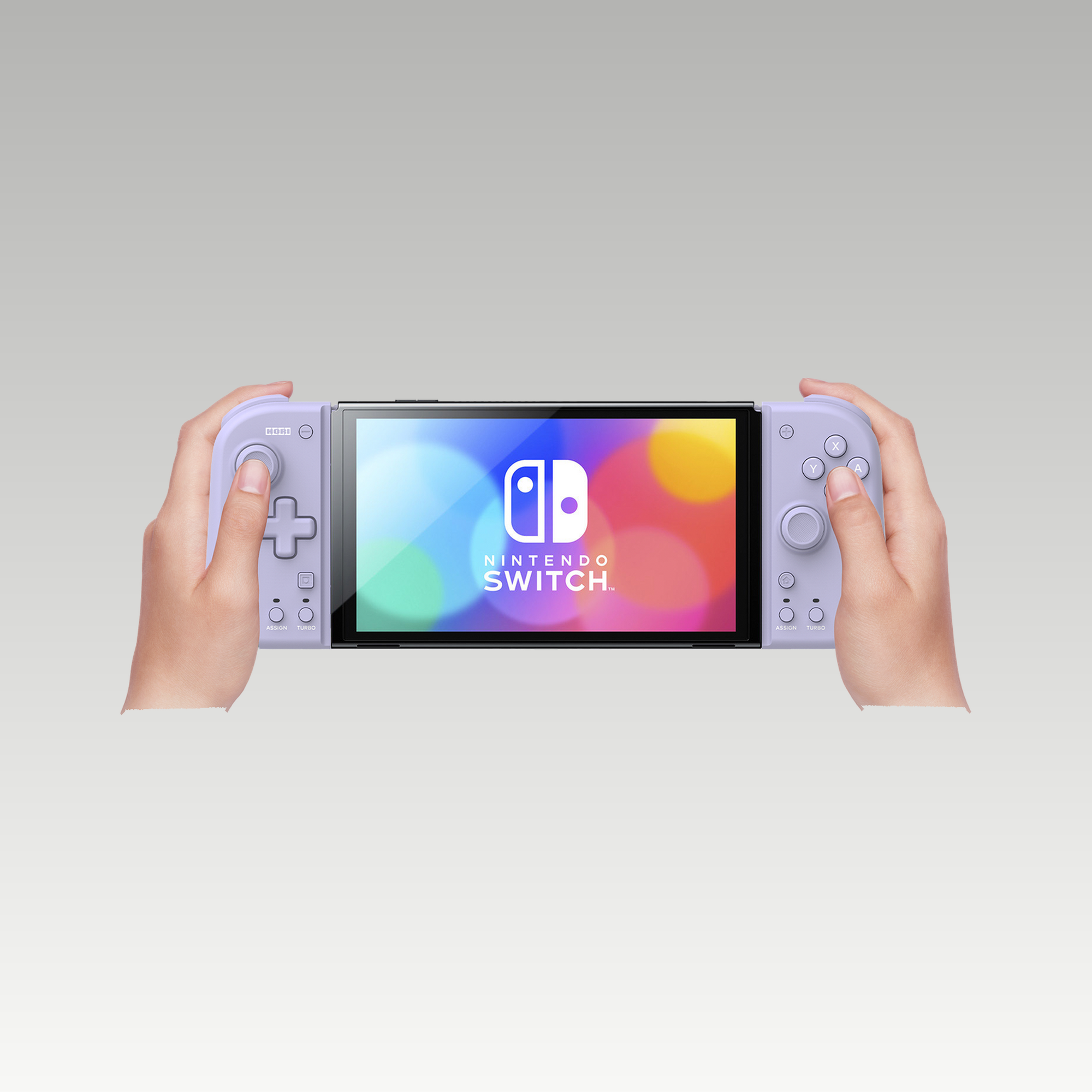 Hori Switch Split Pad Compact Attachment (Lavender) for Switch • New / Sealed - Image 6