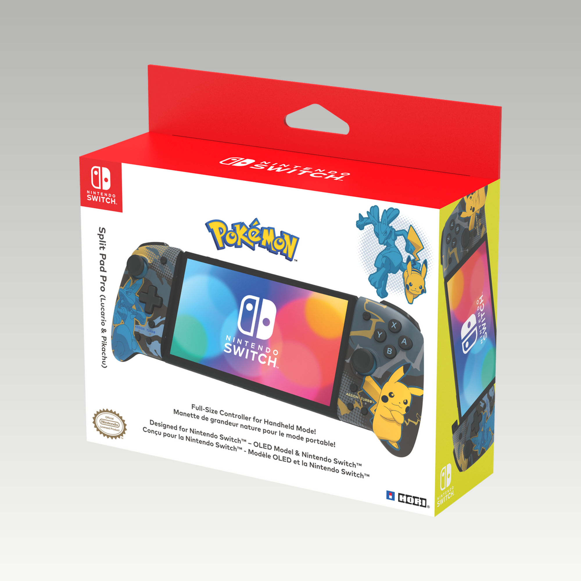 Hori Switch Split Pad Pro (Lucario & Pikachu) for Switch • New / Sealed - Image 4