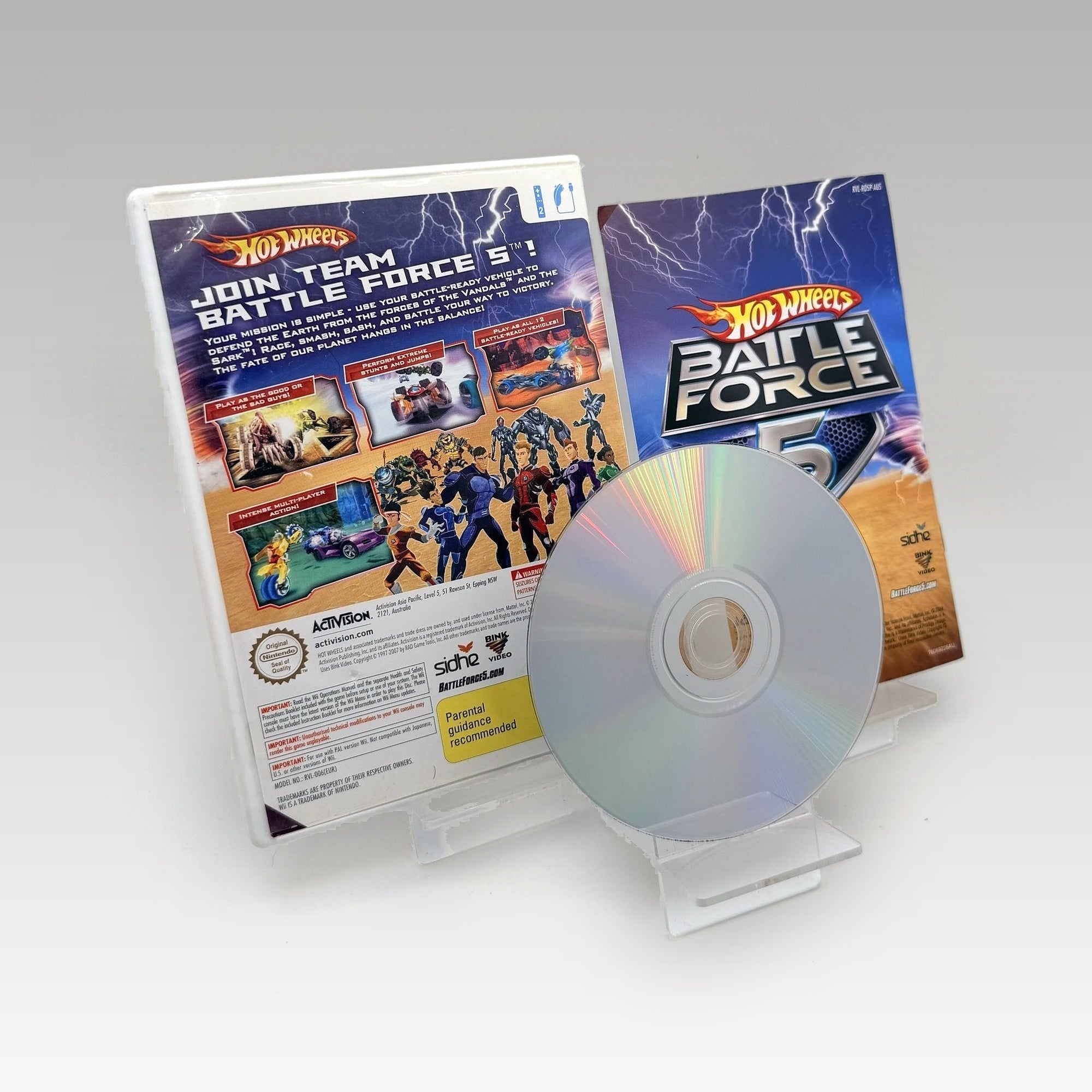 Hot Wheels: Battle Force 5 • CIB (PAL) - Image 2
