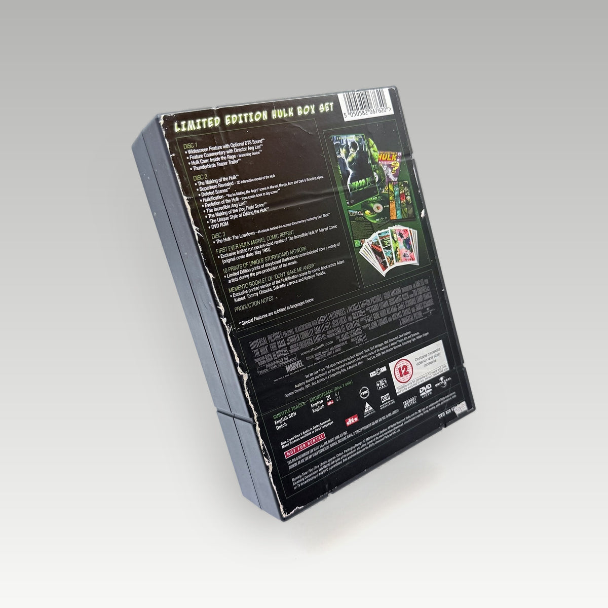 Hulk (2003) Limited Edition • CIB (Region 4, Limited Edition) - Back Cover | Yappa NZ