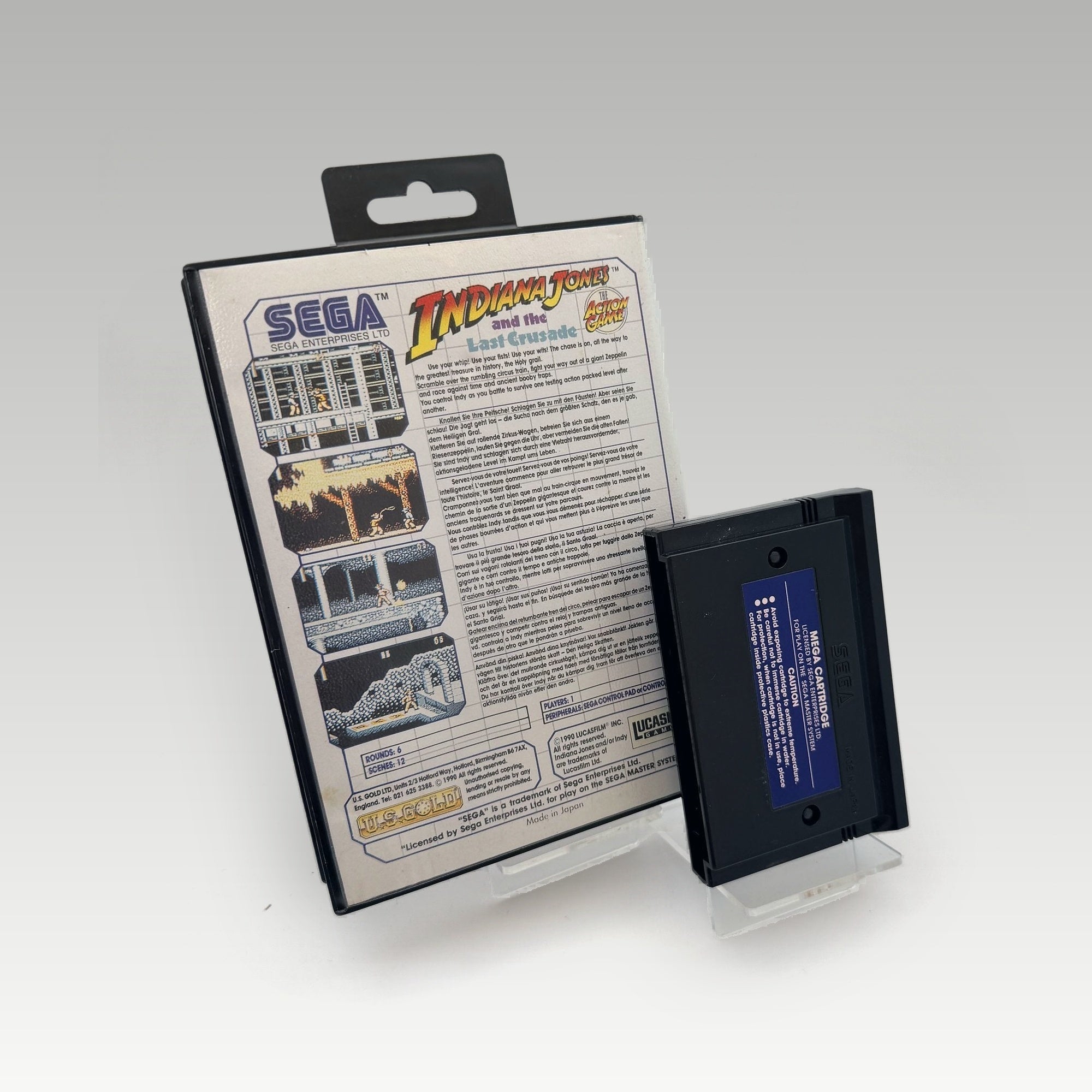 Indiana Jones and the Last Crusade: The Action Game • No Manual (PAL) - Image 2
