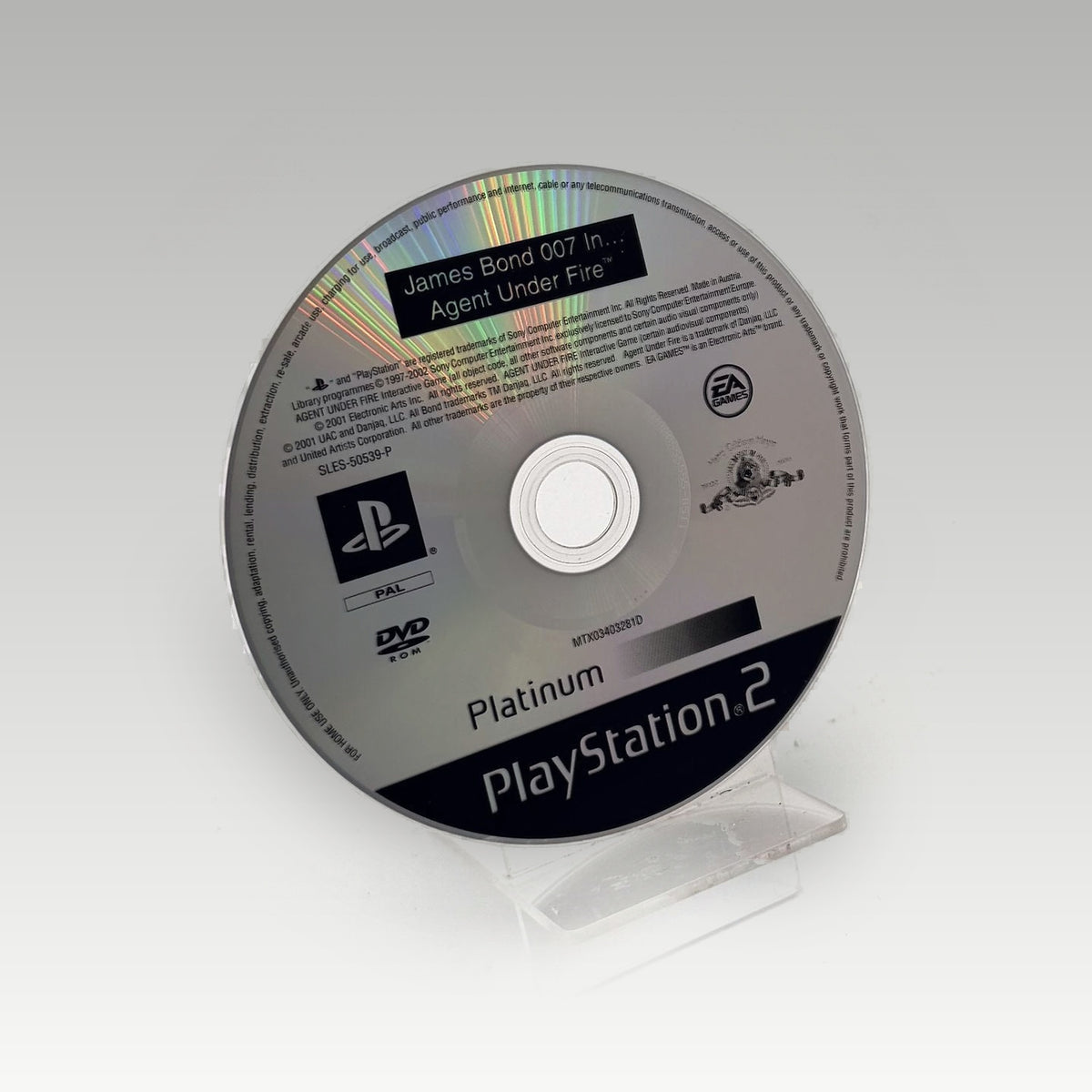James Bond 007: Agent Under Fire (Platinum) • Loose (PAL) - Image 1