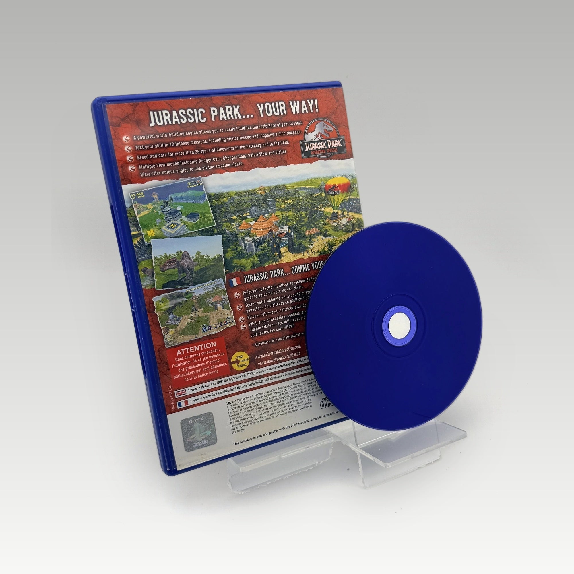 Jurassic Park Operation Genesis • No Manual (PAL) - Image 2