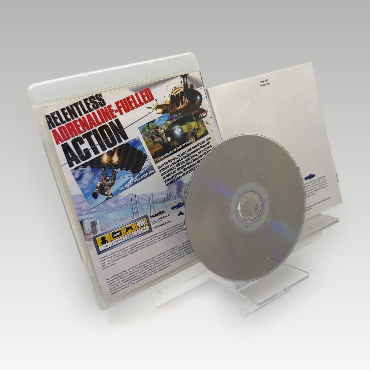 Just Cause 2 (Platinum) • CIB (Region 2) - Back Cover | Yappa NZ