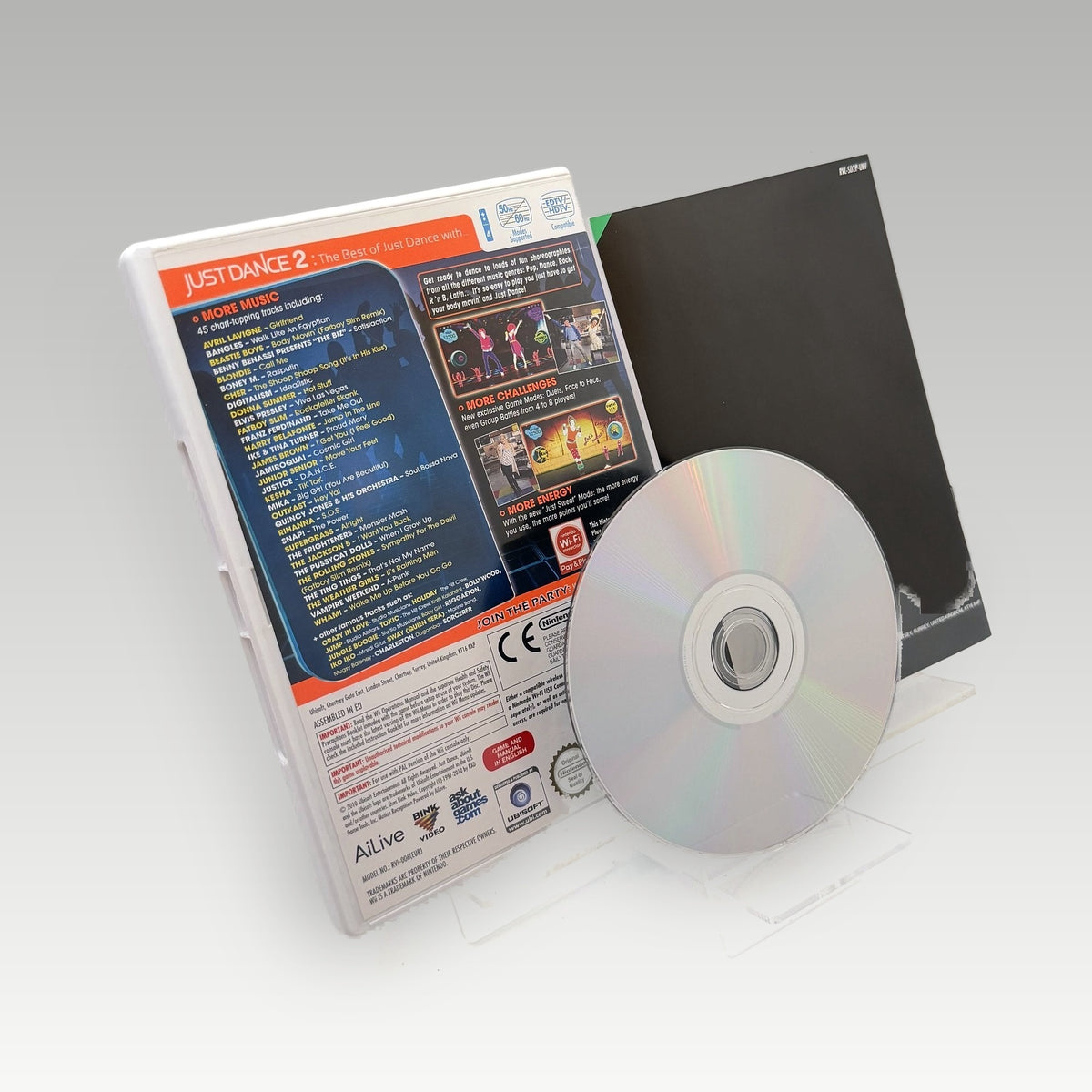 Just Dance 2 Lenticular Edition • CIB (PAL, Lenticular Edition) - Back Cover | Yappa NZ