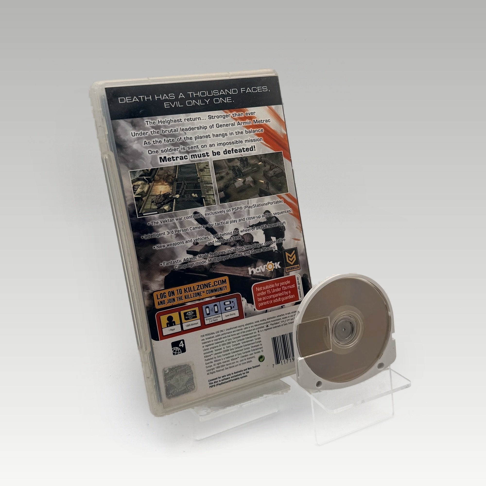 Killzone: Liberation • No Manual (PAL) - Image 2