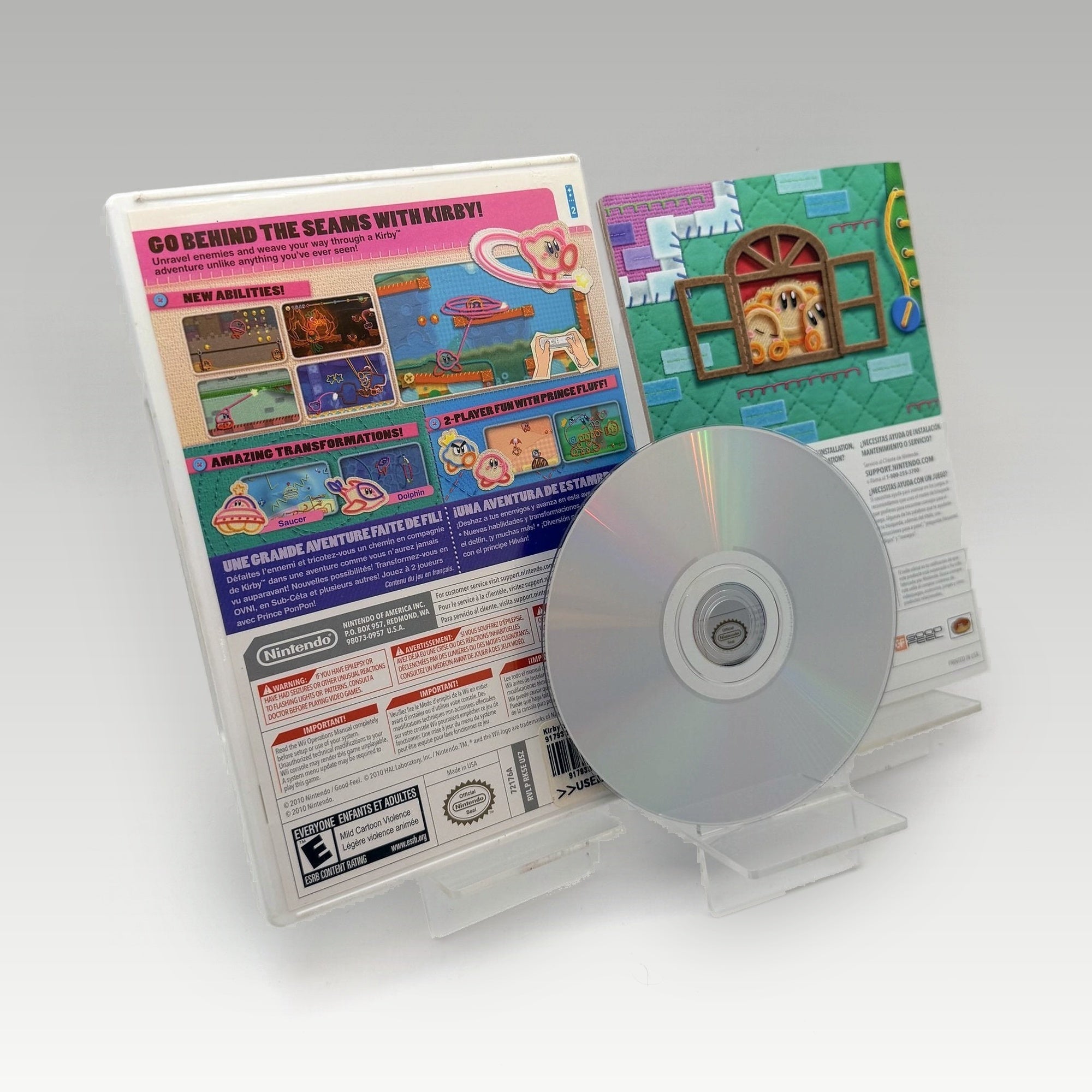 Kirby's Epic Yarn • CIB (NTSC-U) - Image 2