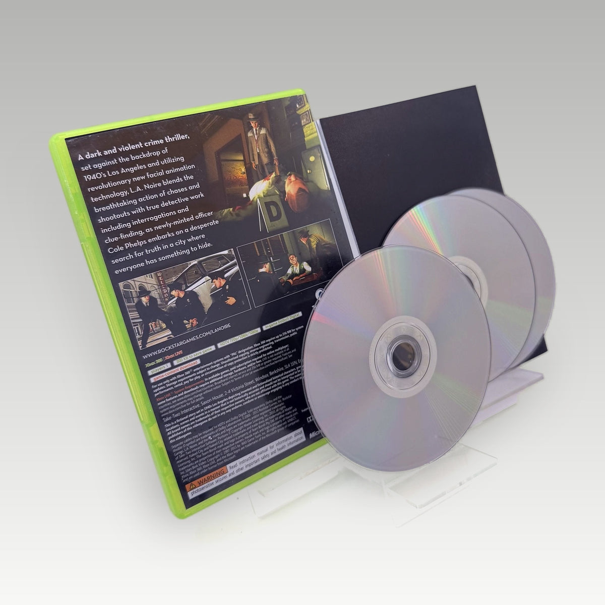 L.A. Noire • CIB (PAL) - Back Cover | Yappa NZ