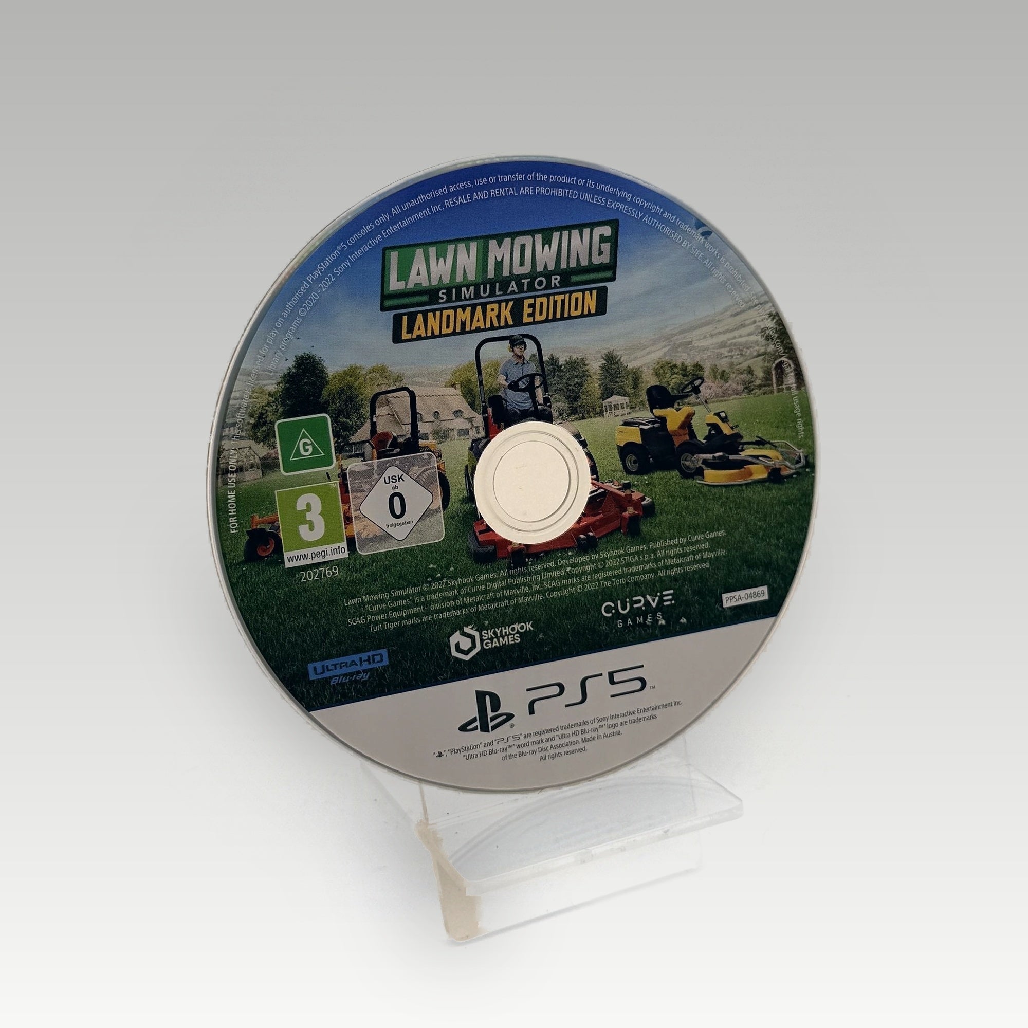 PlayStation 5 Lawn Mowing Simulator Landmark Edition Region 4 - Front Cover | Yappa NZ