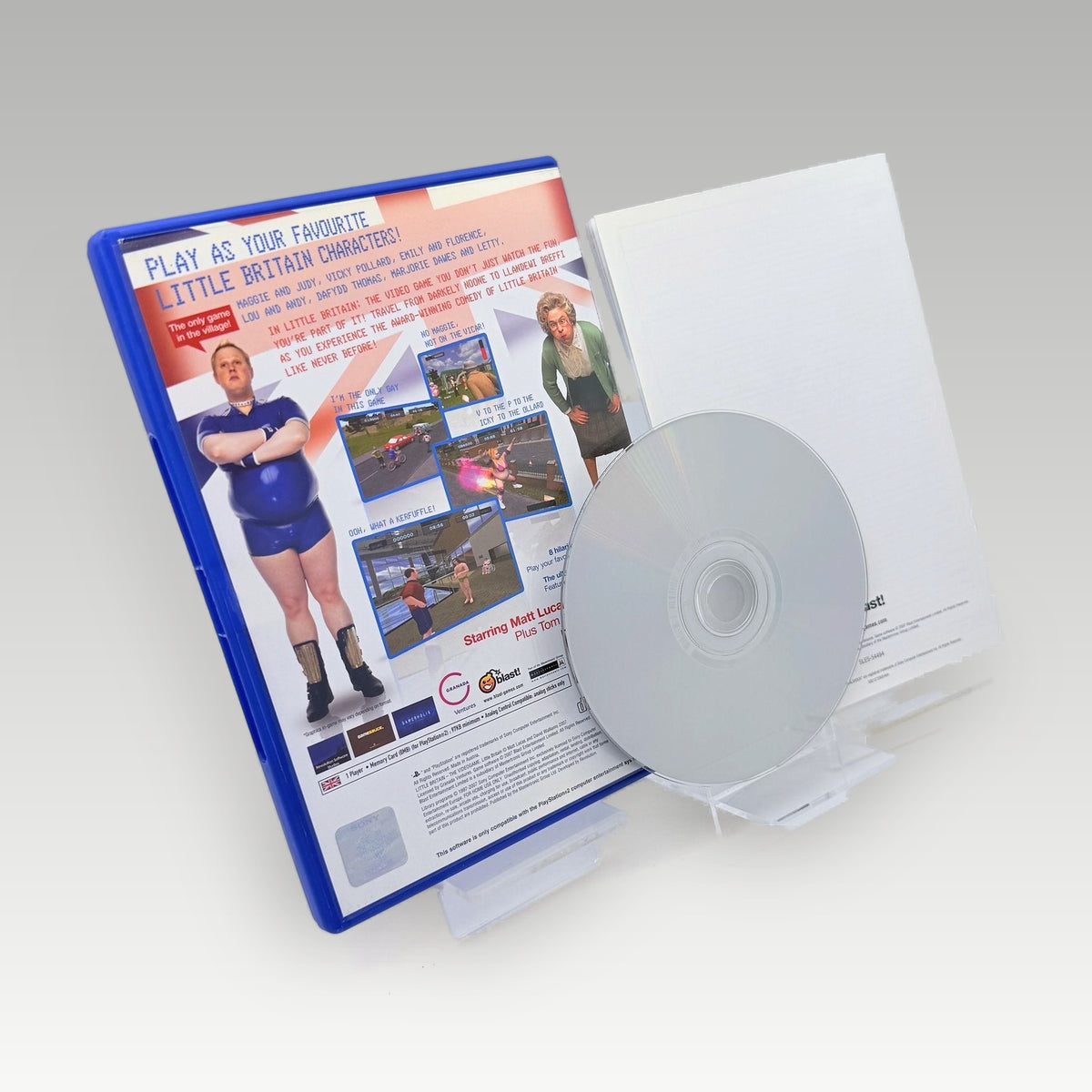 Little Britain: The Video Game • CIB (PAL) - Back Cover | Yappa NZ