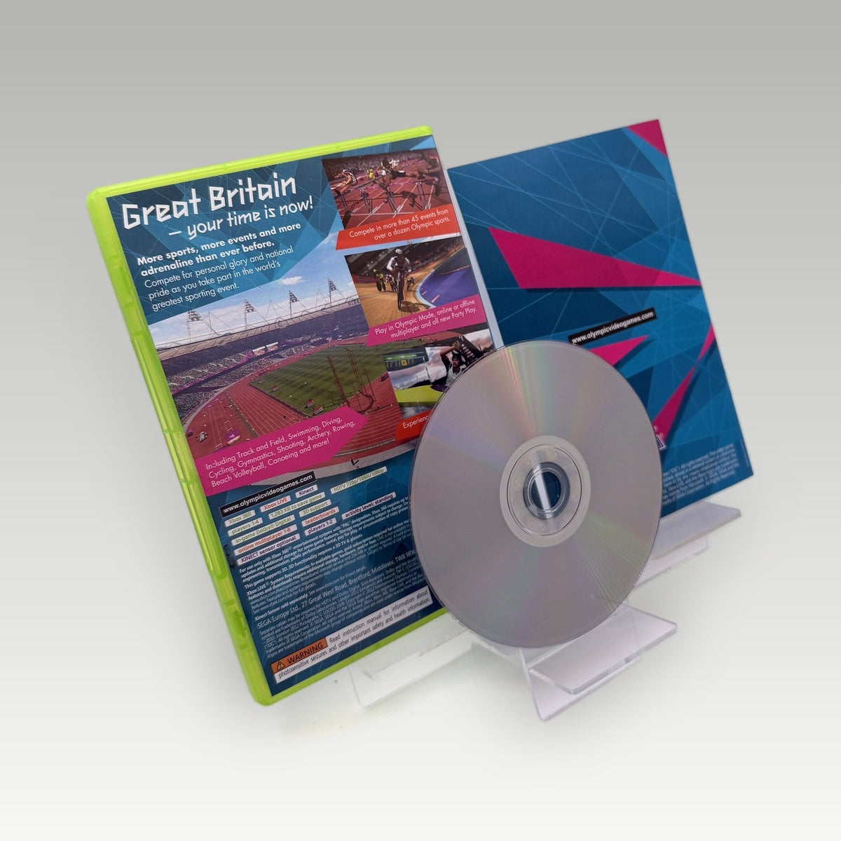 London 2012: The Official Video Game • CIB (PAL) - Back Cover | Yappa NZ