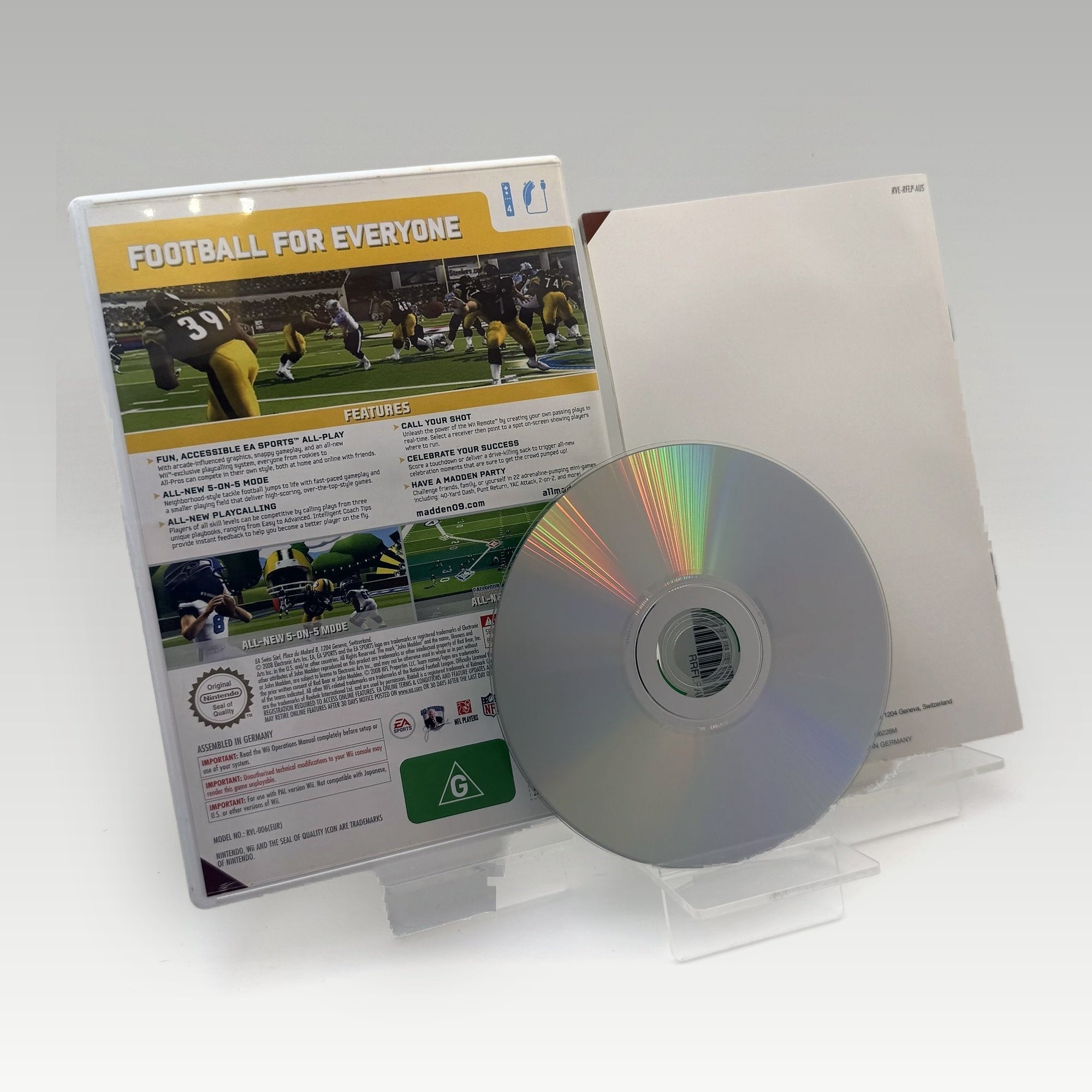 Madden NFL 09 All-Play • CIB (PAL) - Image 2