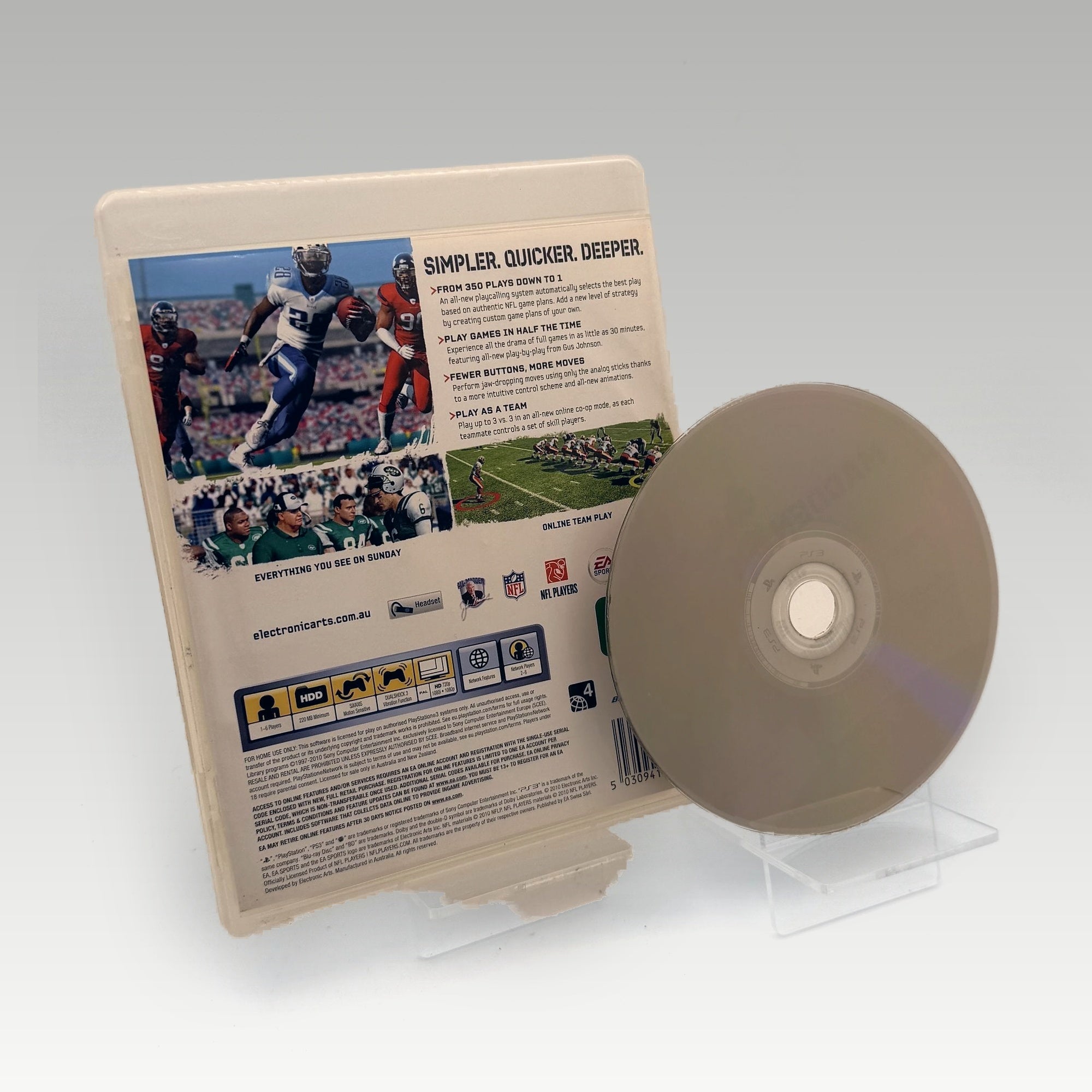 Madden NFL 11 • No Manual • Ex-Rental (Region 4) - Image 2