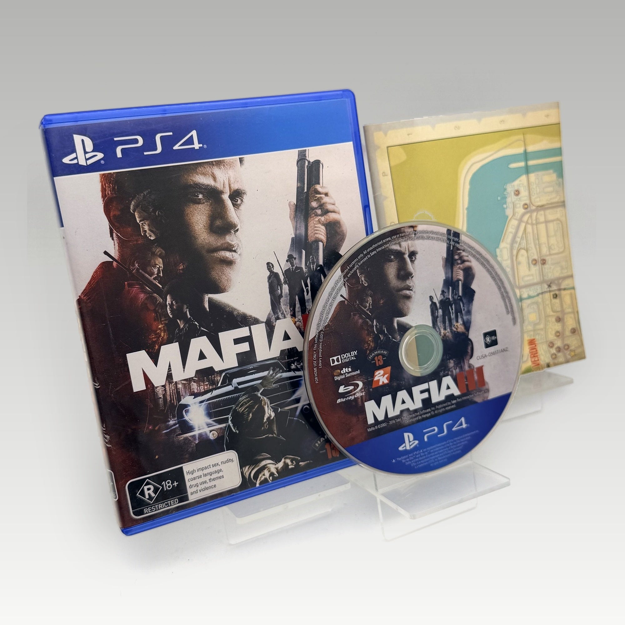 Mafia III + Map • CIB (PAL, + Map) - Image 1