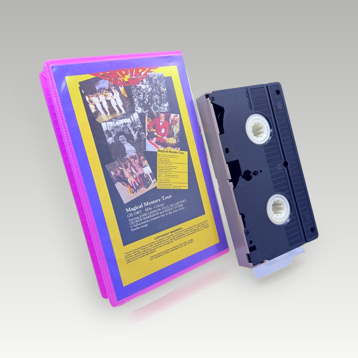 Magical Mystery Tour (1967) Pink Case • CIB (PAL) - Back Cover | Yappa NZ