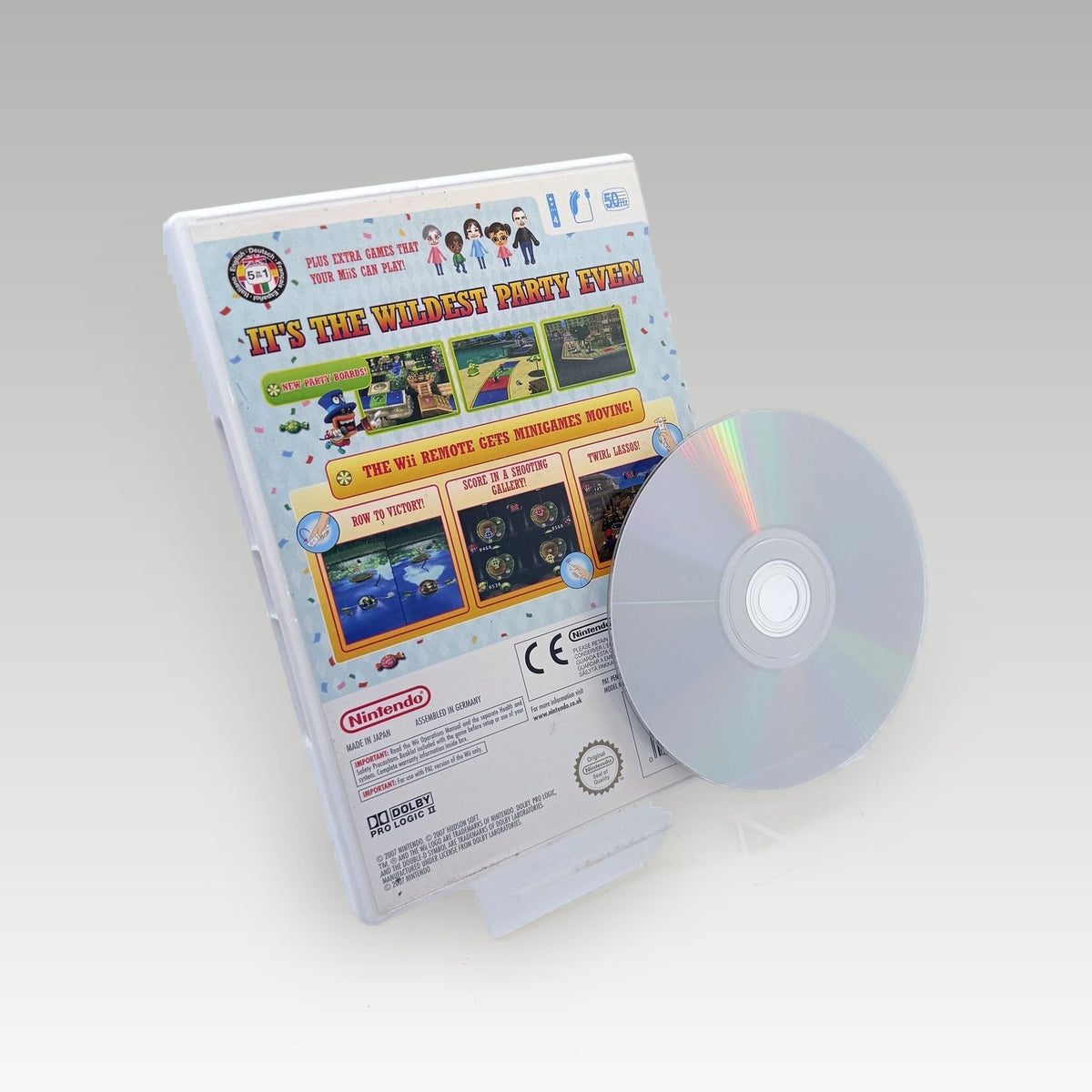 Mario Party 8 • No Manual (PAL) - Back Cover | Yappa NZ