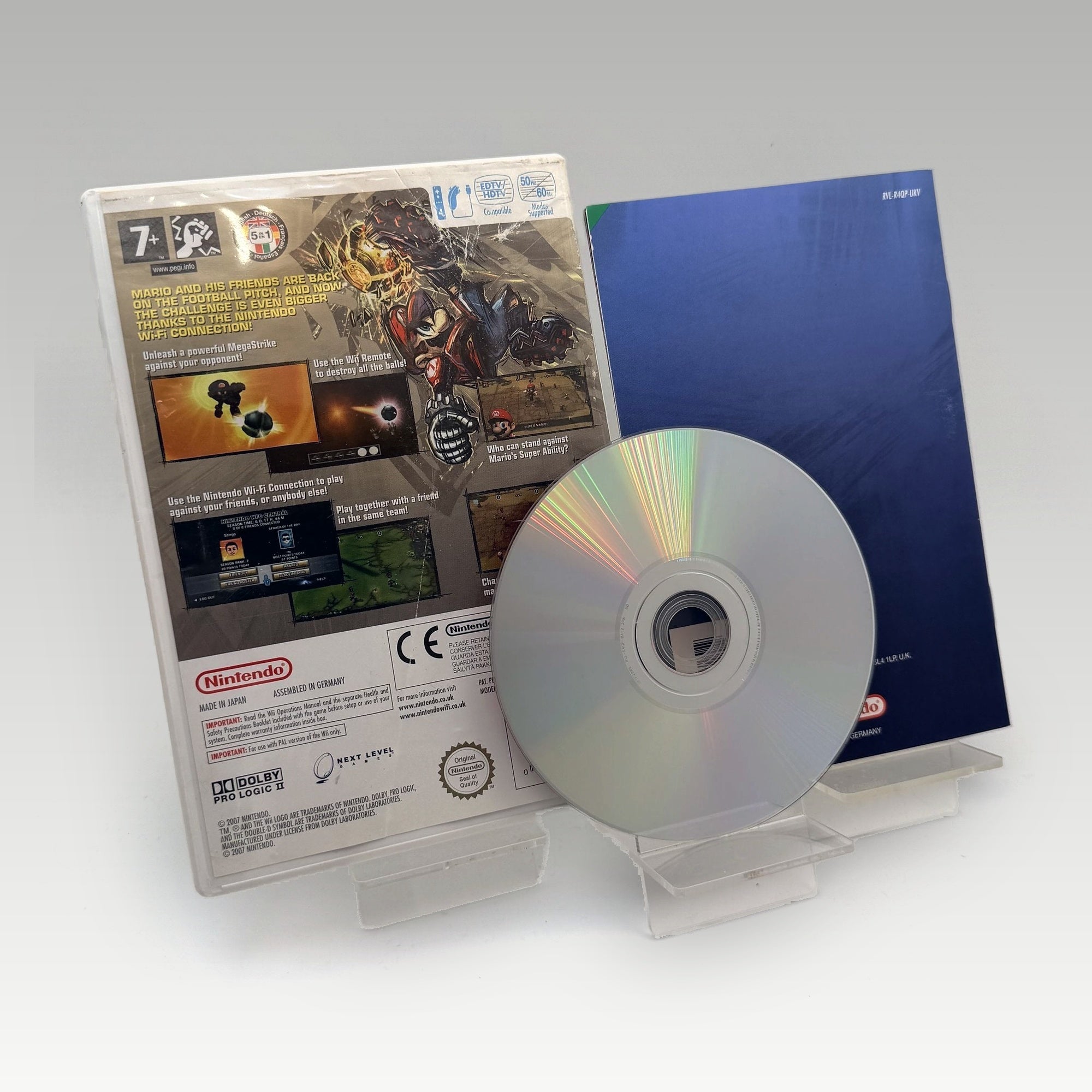 Mario Strikers Charged Artwork Damage • CIB (PAL, Artwork Damage) - Image 2