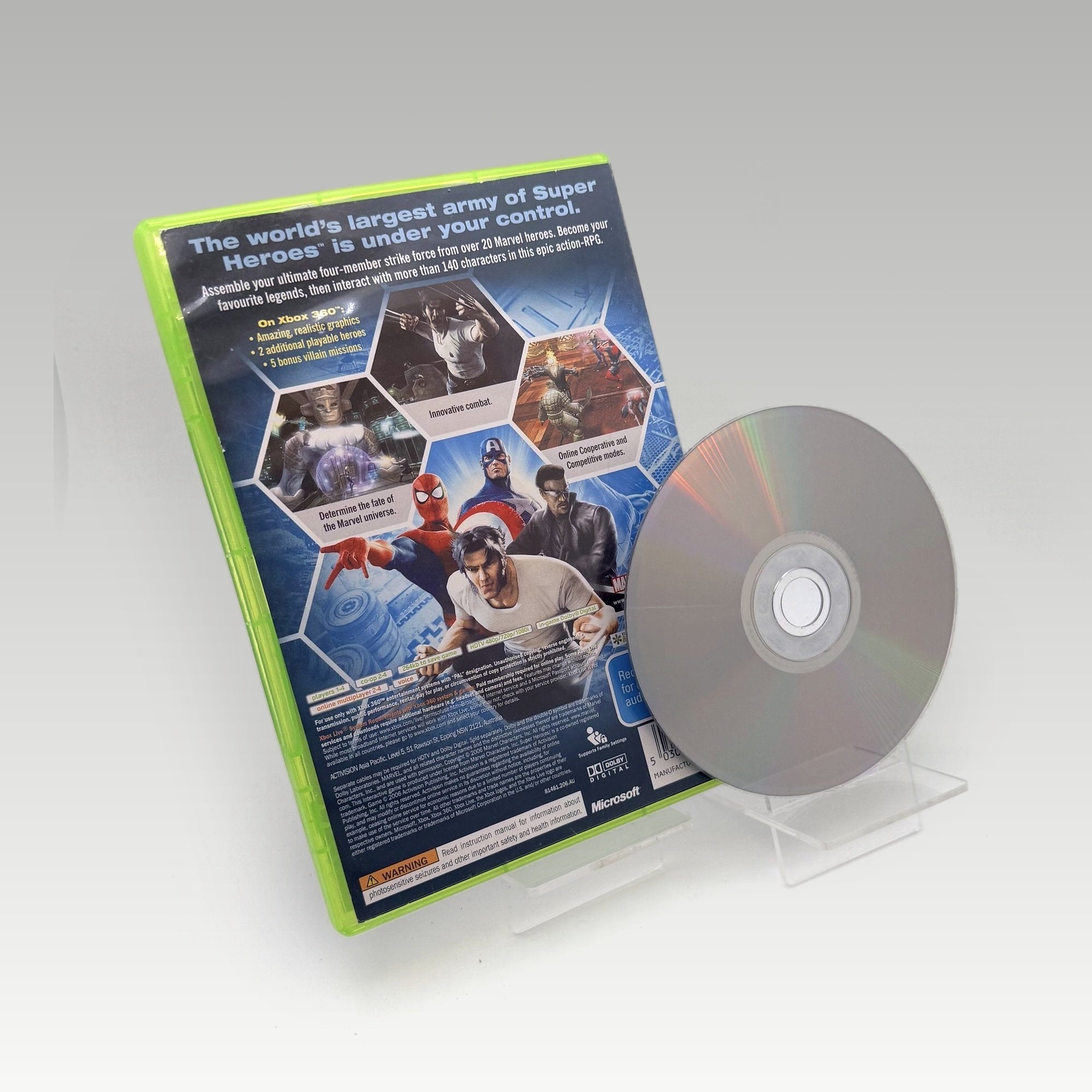 Marvel: Ultimate Alliance • No Manual (PAL) - Image 2