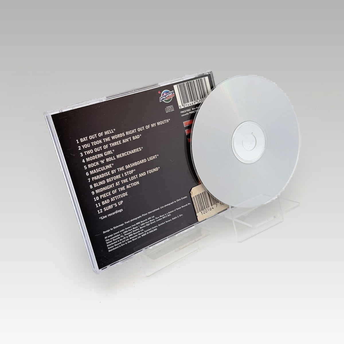 Meat Loaf - Alive In Hell • CIB - Back Cover | Yappa NZ